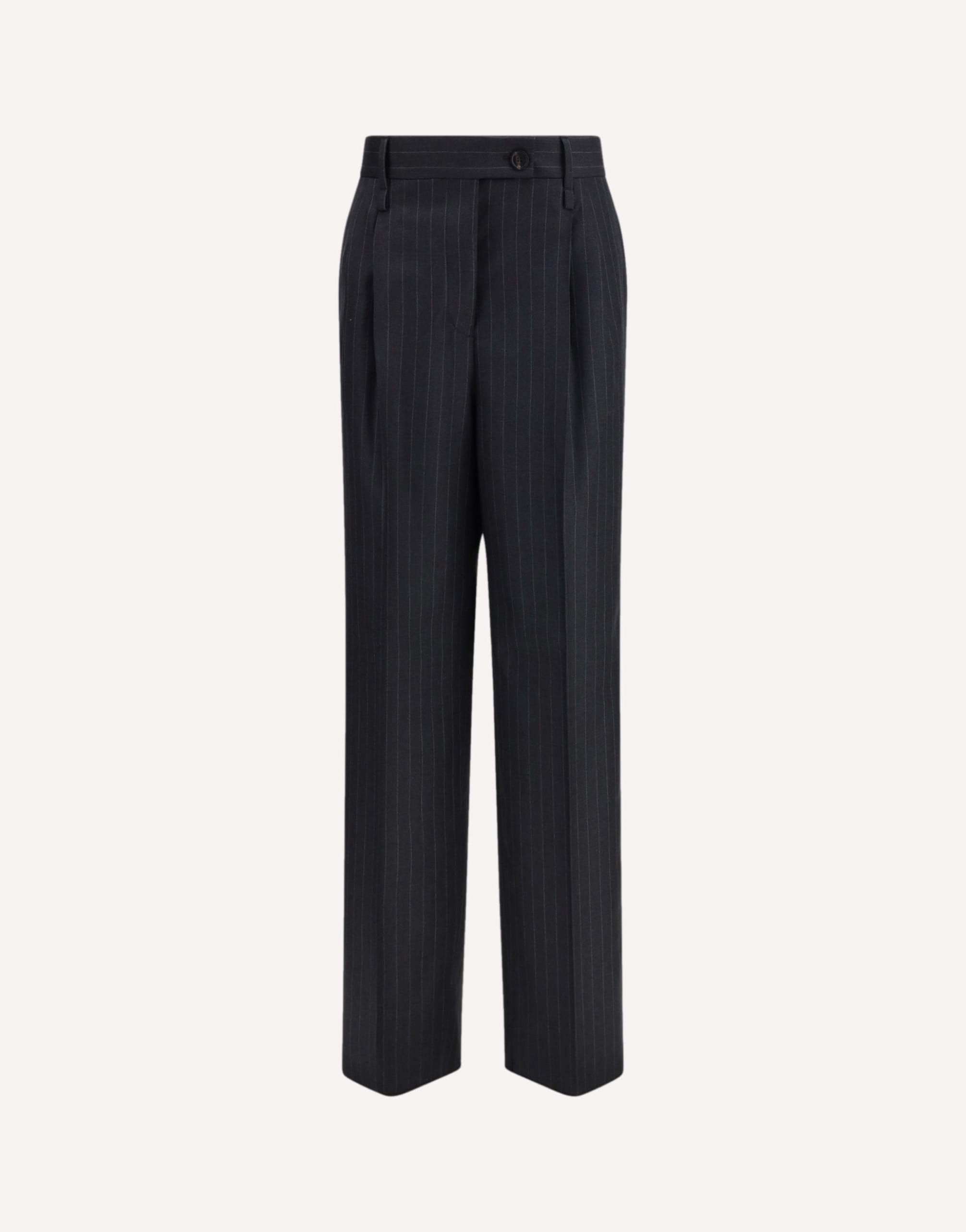 Ferragamo Pinstripe Wool Trousers