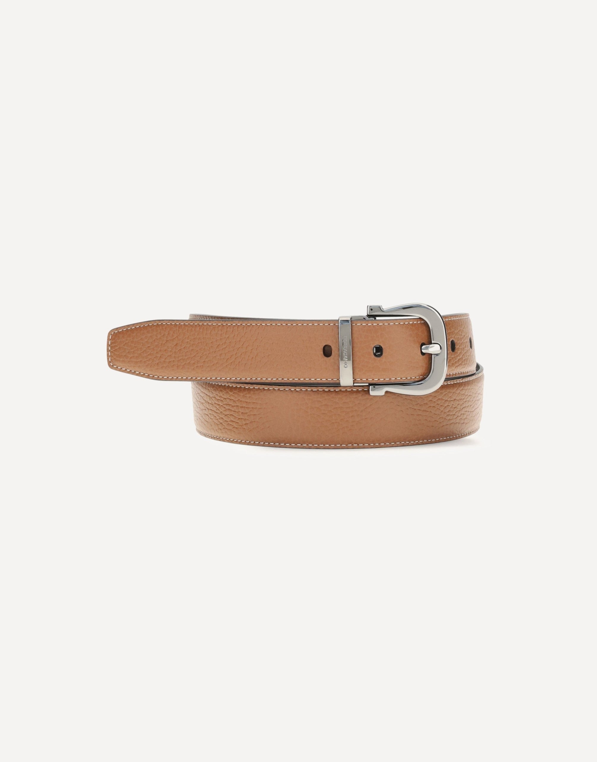 Ferragamo Reversible Adjustable Gancini Belt