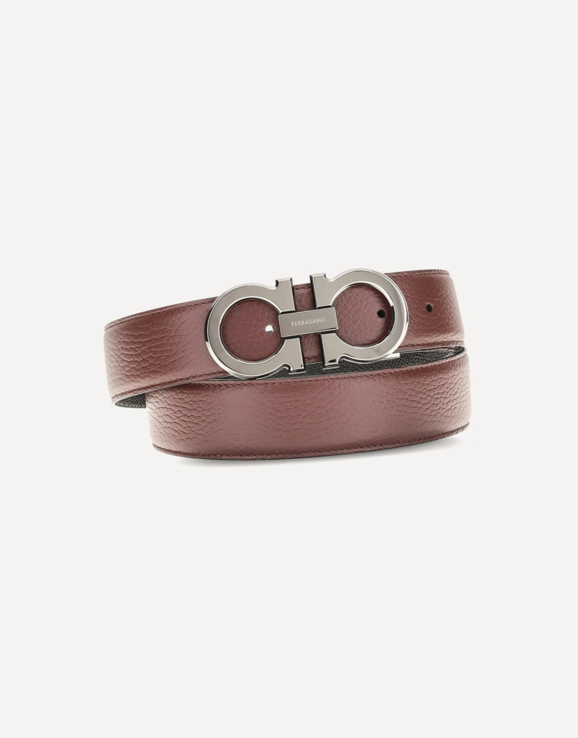 Ferragamo Reversible Adjustable Gancini Belt