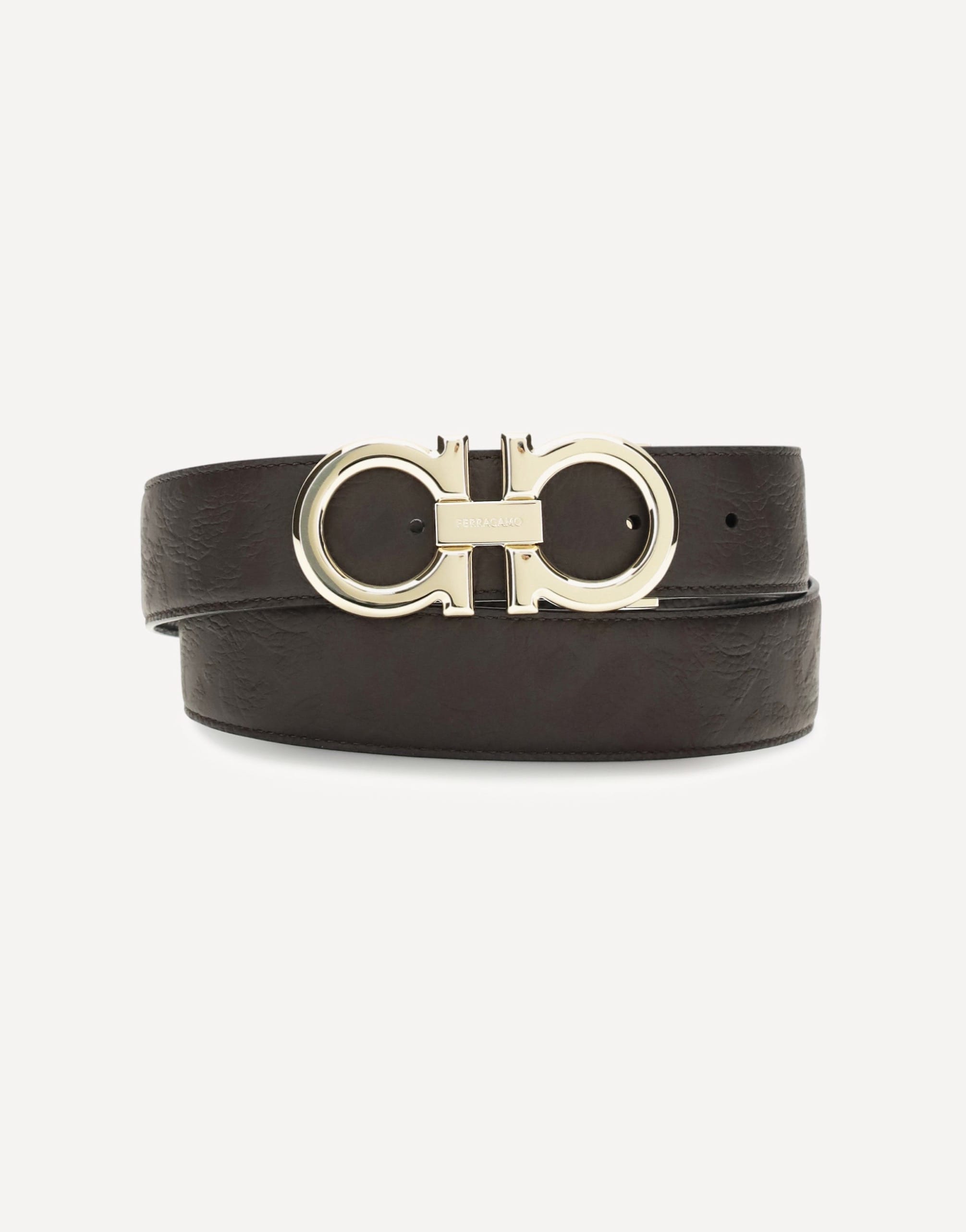 Ferragamo Reversible And Adjustable Gancini Belt