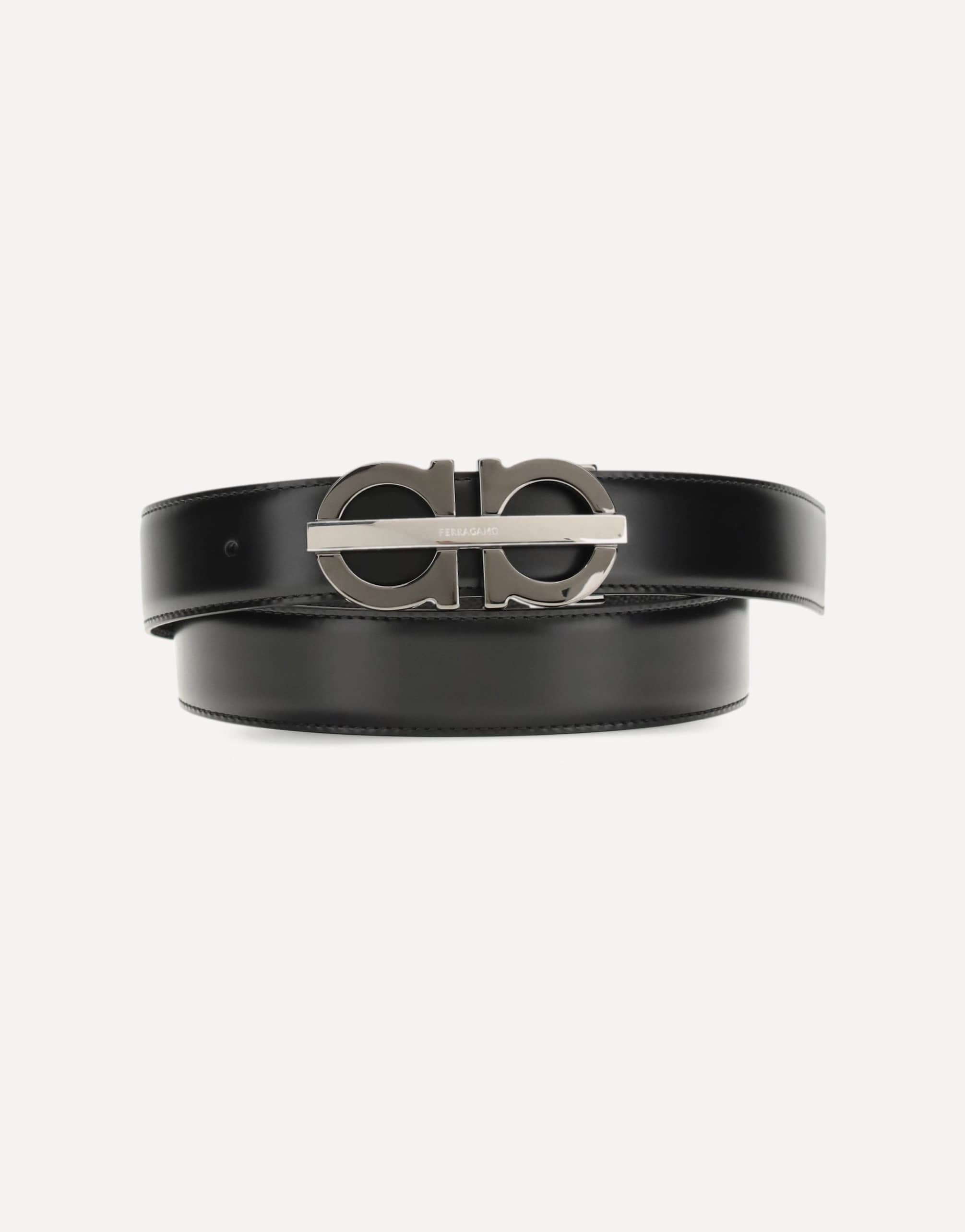 Ferragamo Reversible And Adjustable Gancini Belt