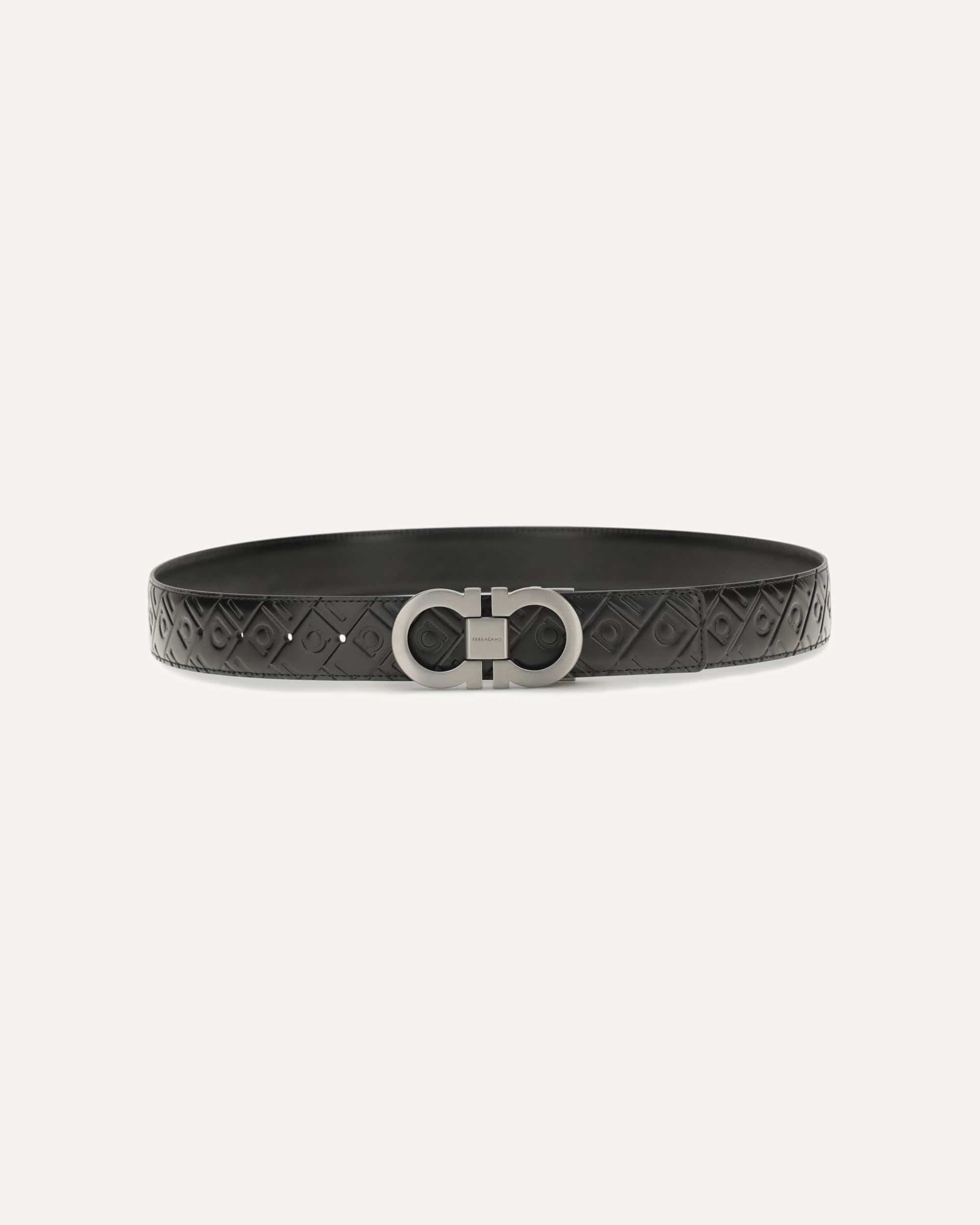 Ferragamo Reversible Leather Gancini Belt - alternate view