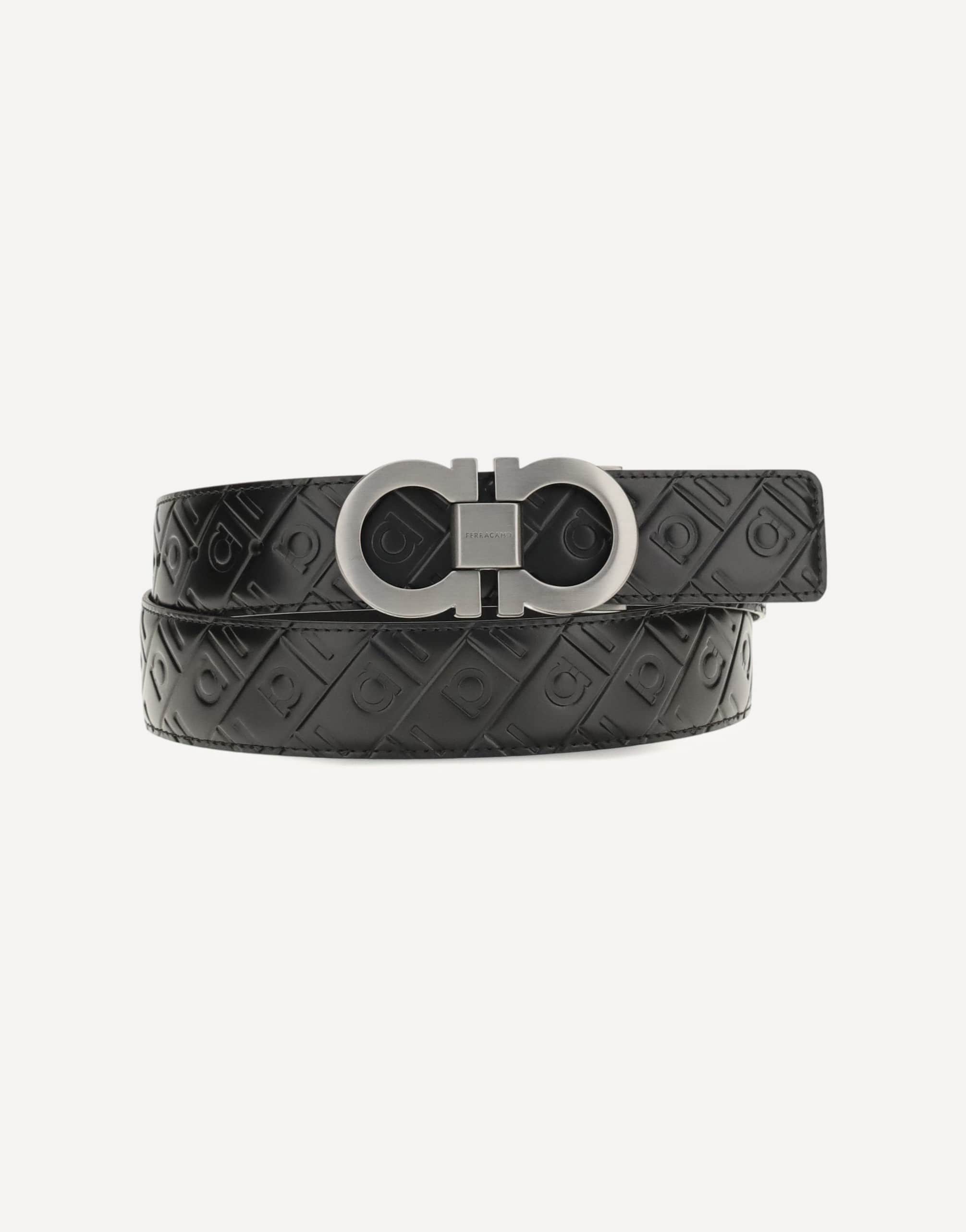 Ferragamo Ferragamo Reversible Leather Gancini Belt