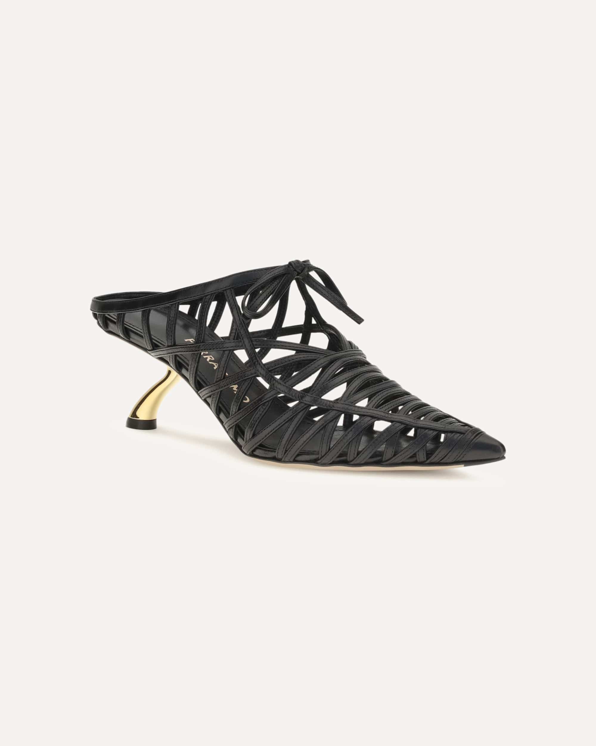 Ferragamo S Sculpted Heel Mules - alternate view