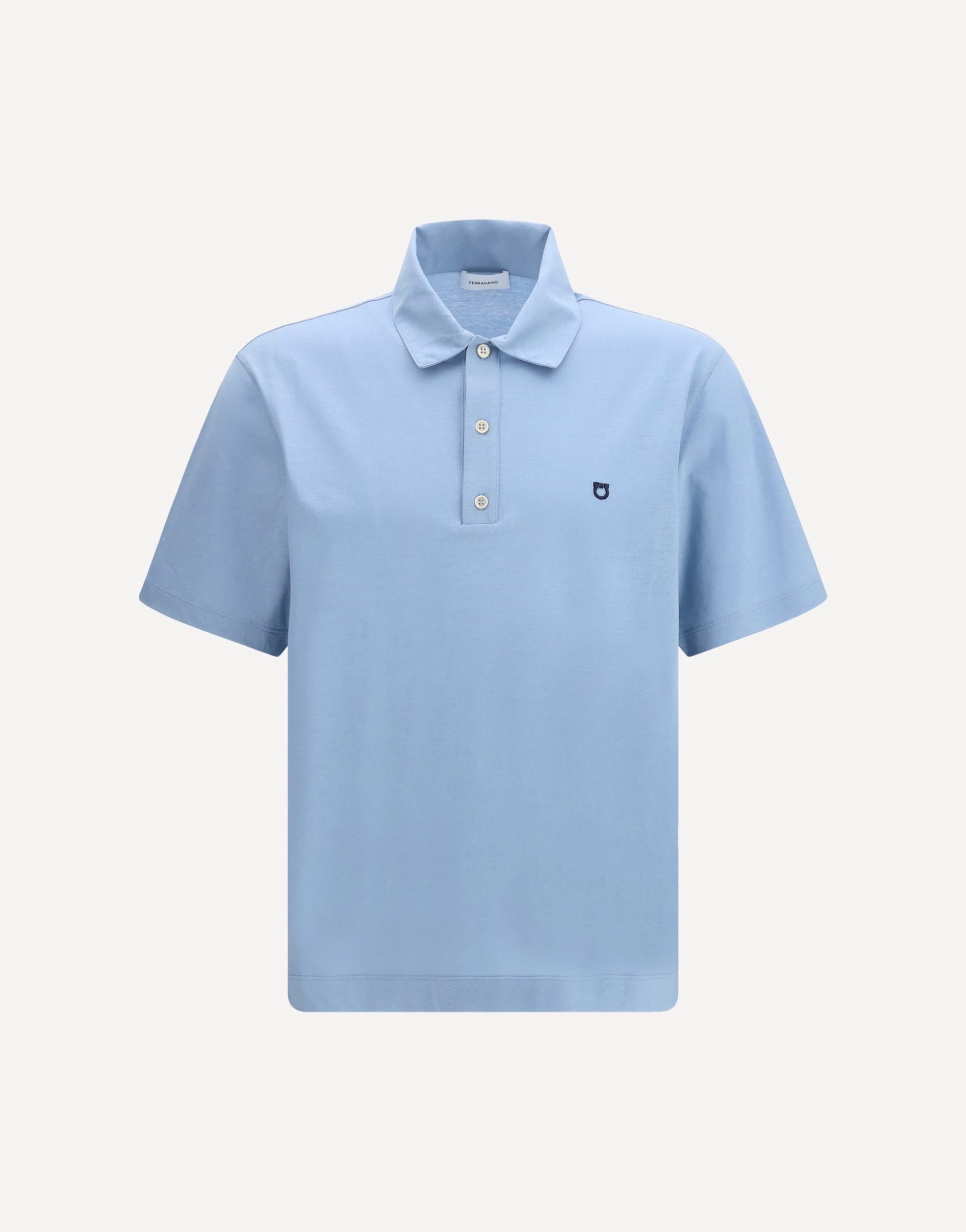 Ferragamo Short-Sleeve Jersey Polo