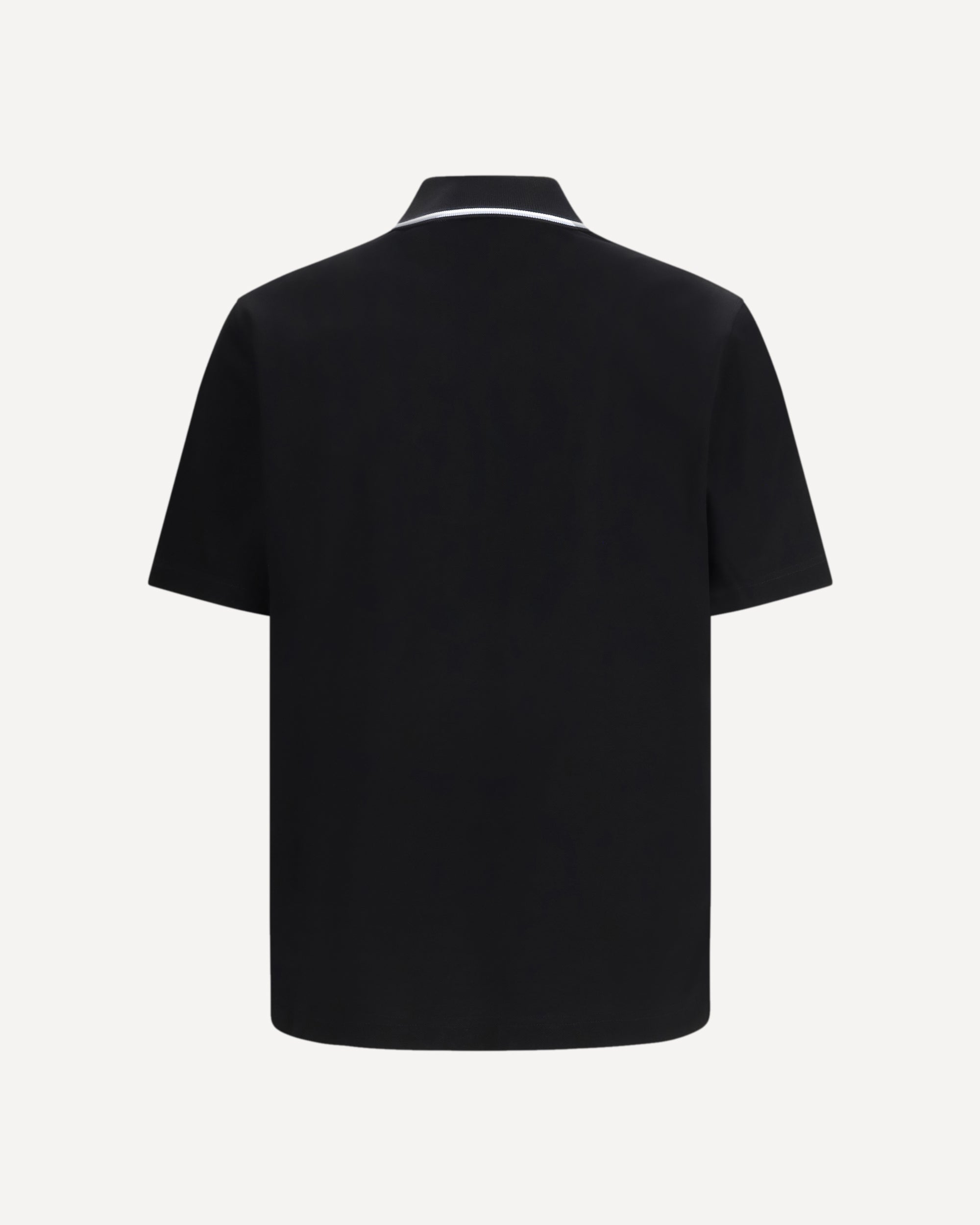 Stripe-Detail Polo Shirt - alternate view