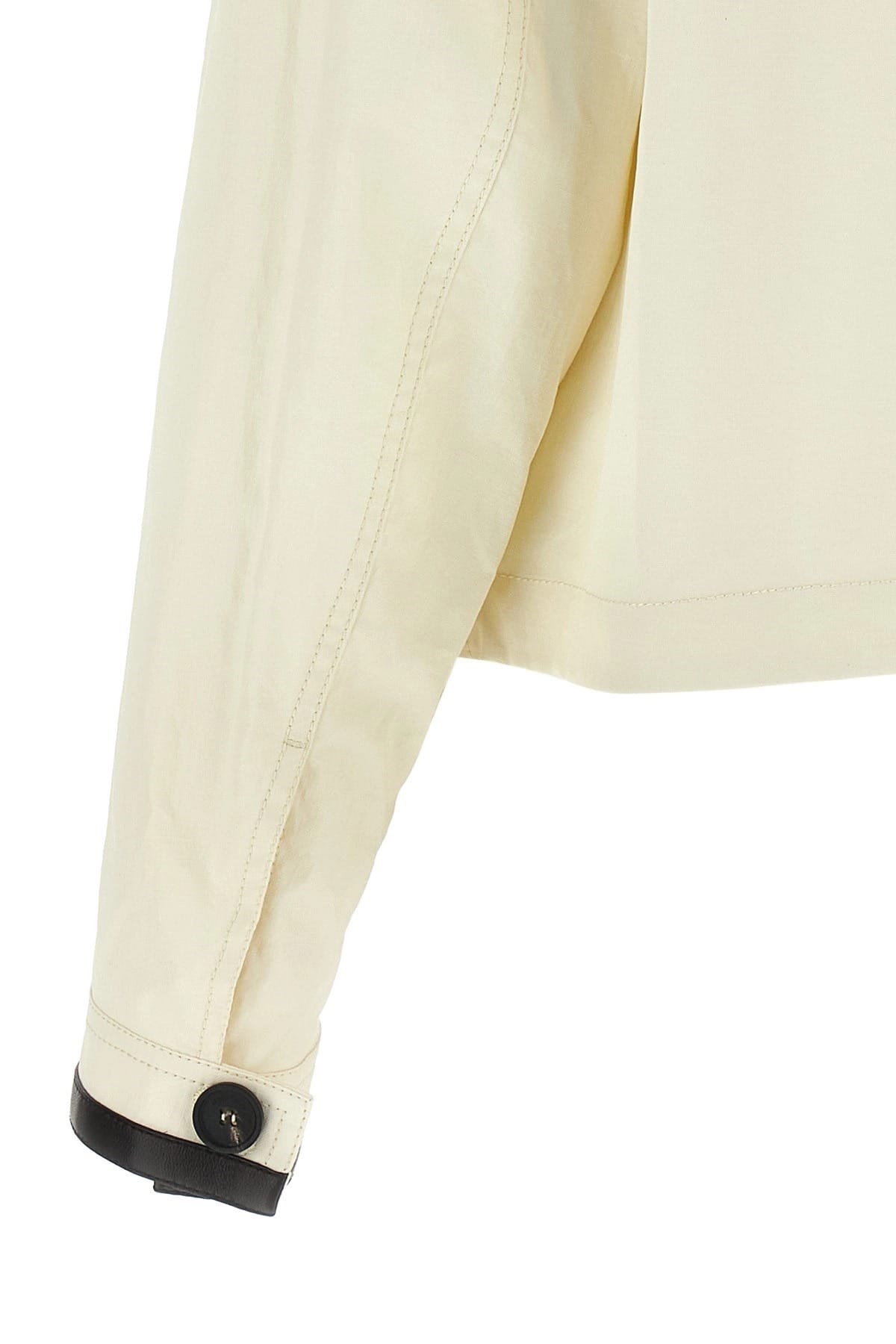 Ferragamo Ferragamo White Tech Linen Jacket