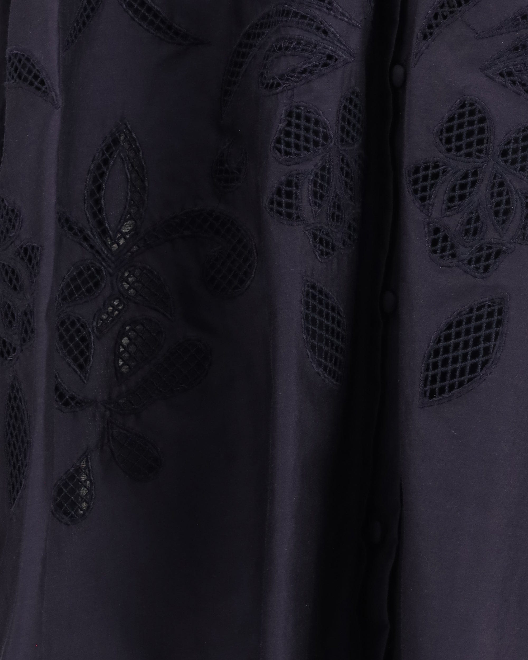 Forte_Forte Embroidered Cotton Long Sleeve Shirt