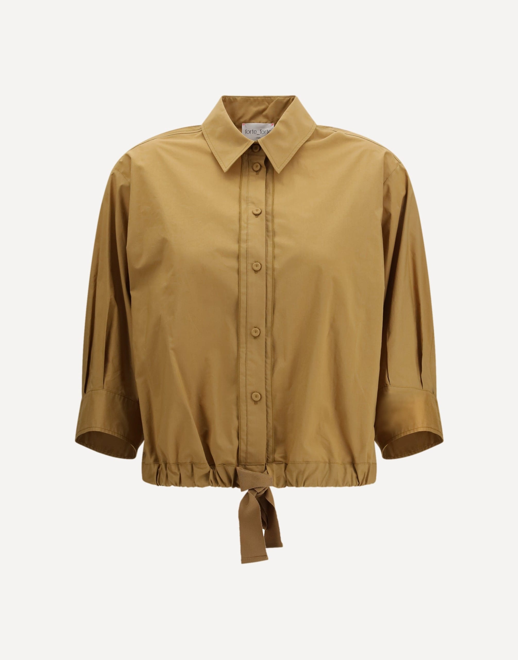 Forte_Forte Half-Sleeve Popline Shirt