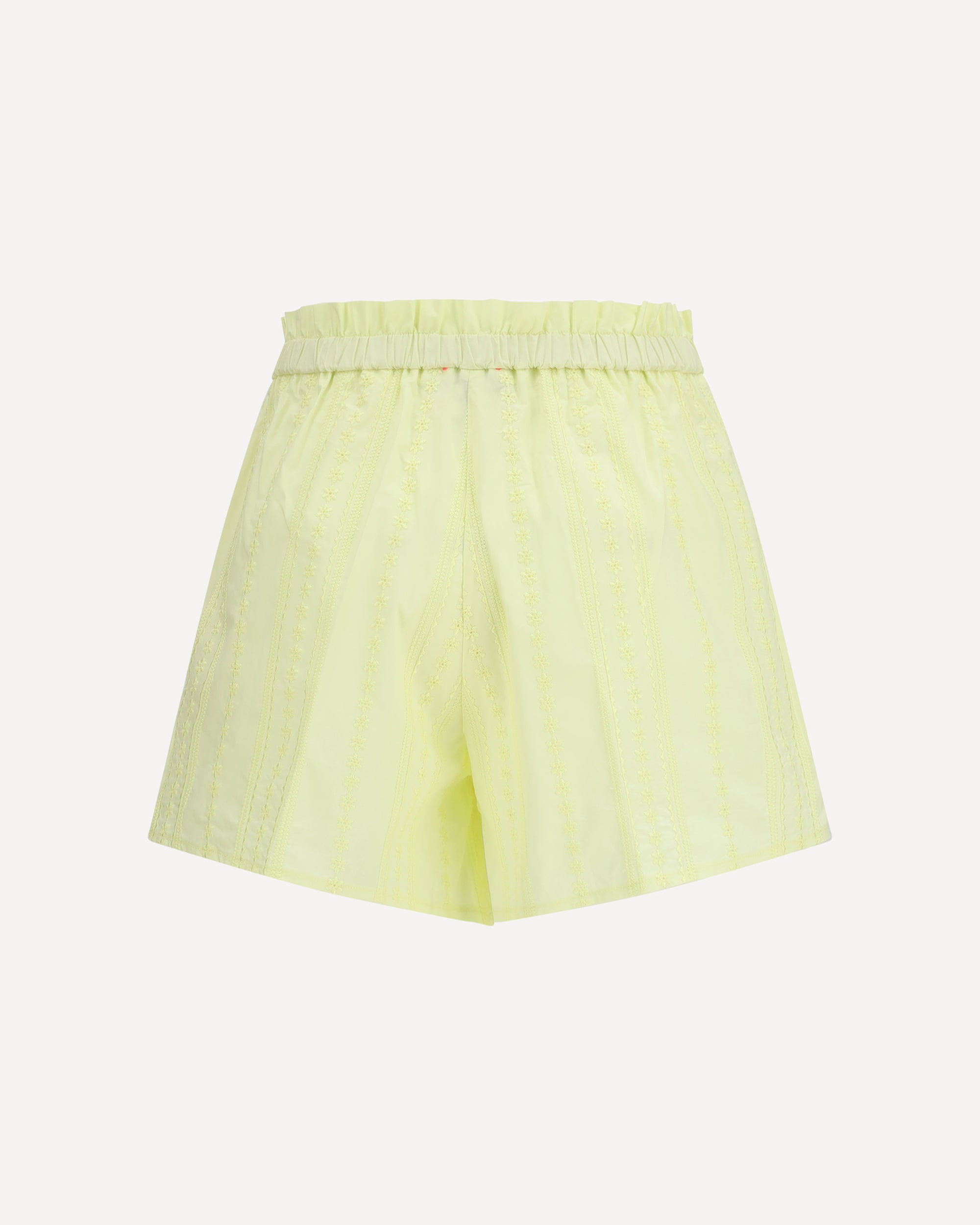 Les Fleurs Stickerei-Bermuda-Shorts aus Baumwollpopeline - alternate view