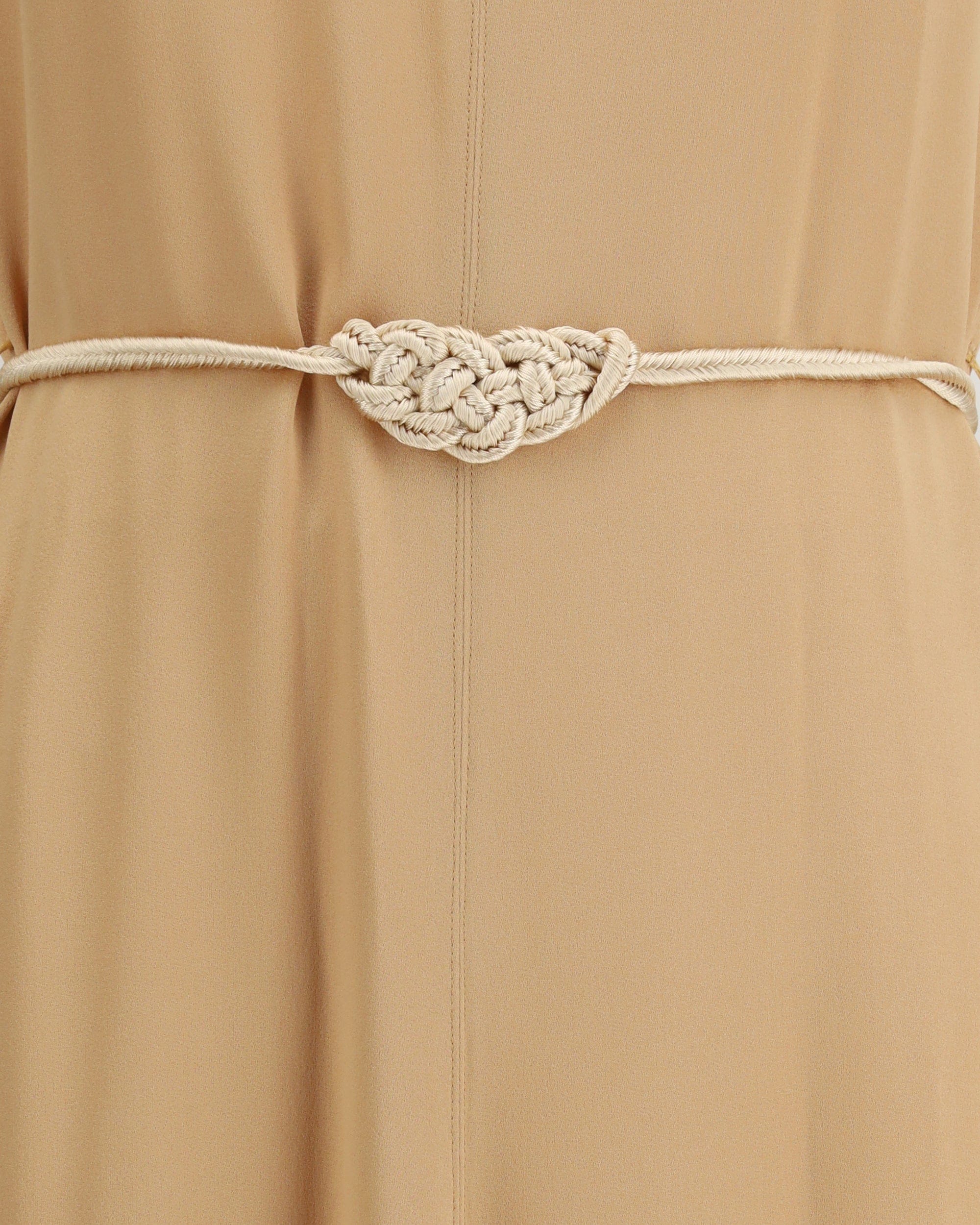 Forte_Forte Long Kaftan Dress With Rope Belt