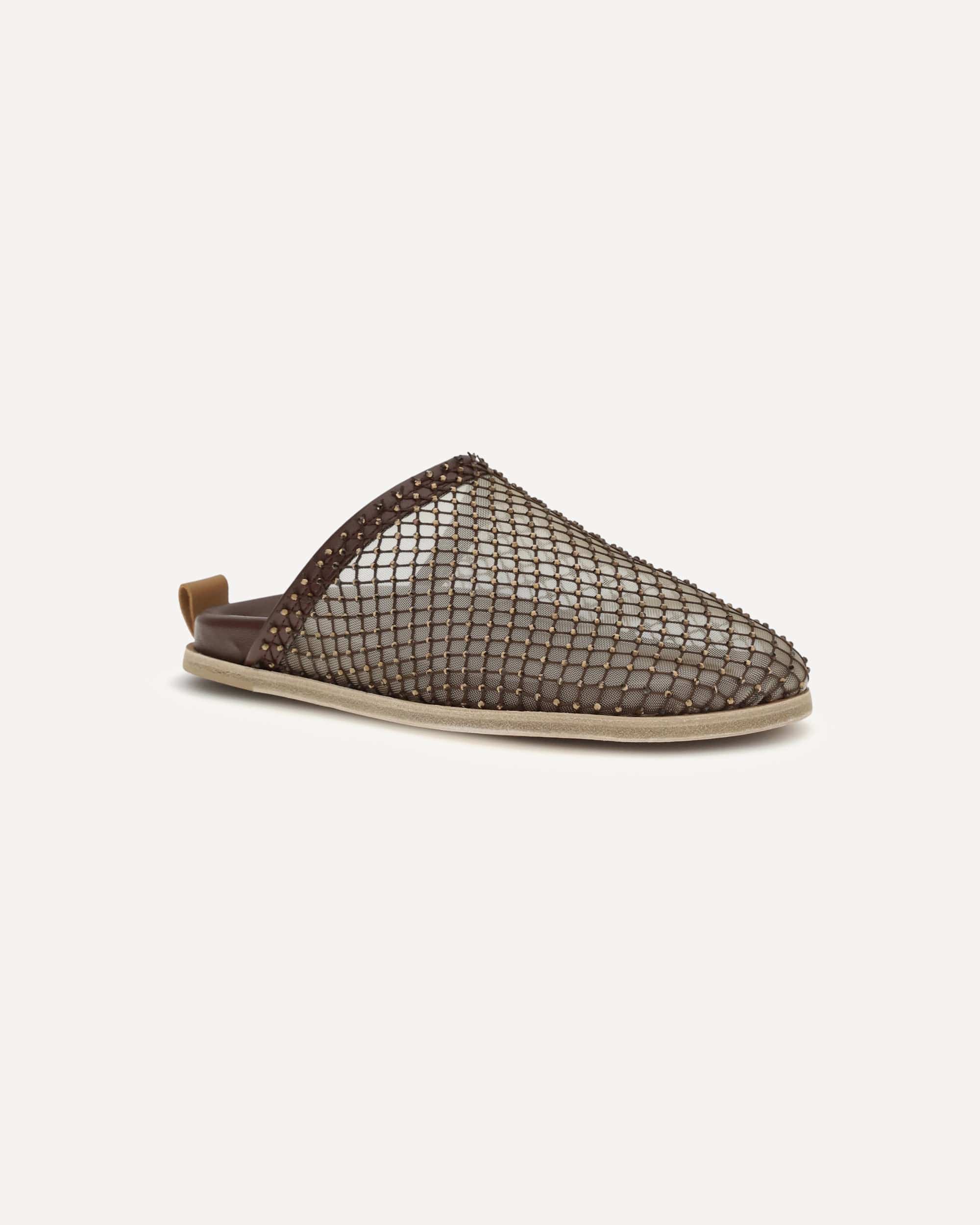 Mesh-Mules mit Strasssteinen - alternate view