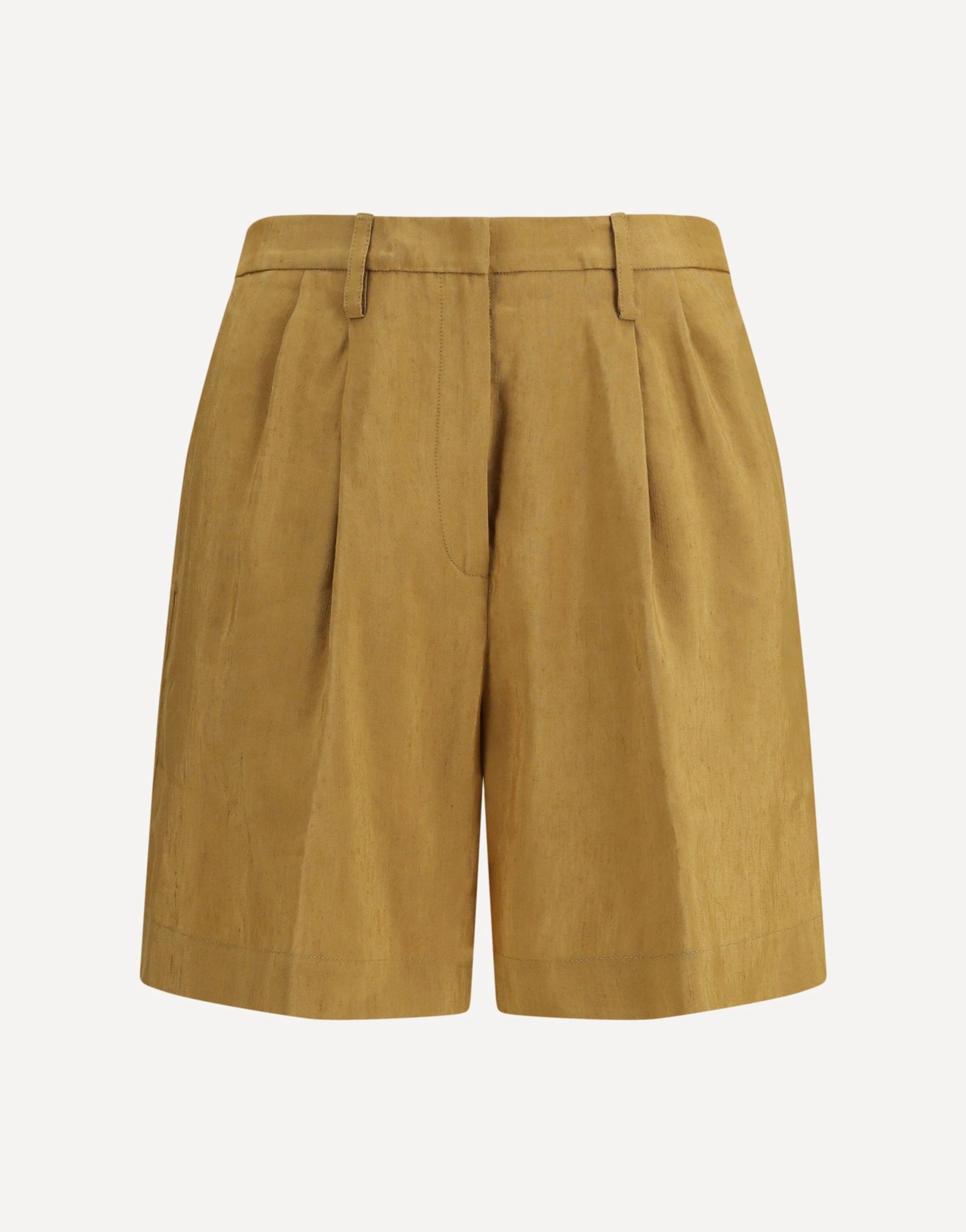 Forte_Forte Slubbed Linen Viscose Bermuda Shorts