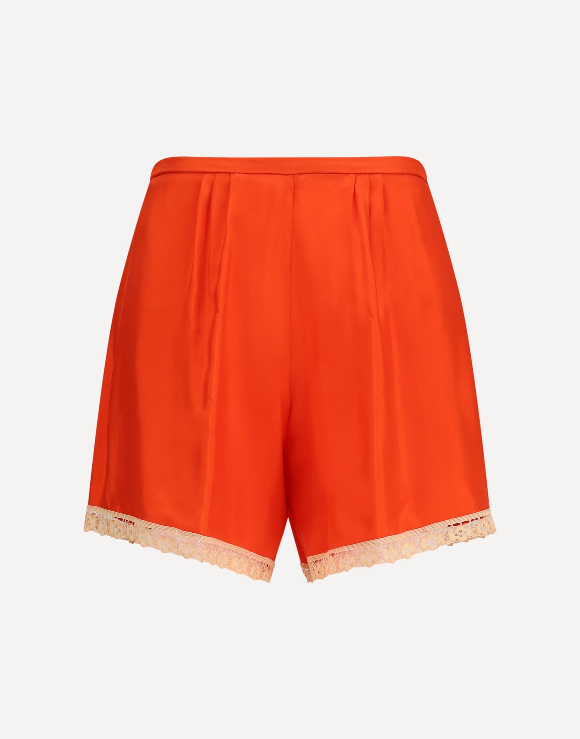 Forte_Forte Viscose Twill Shorts With Lace