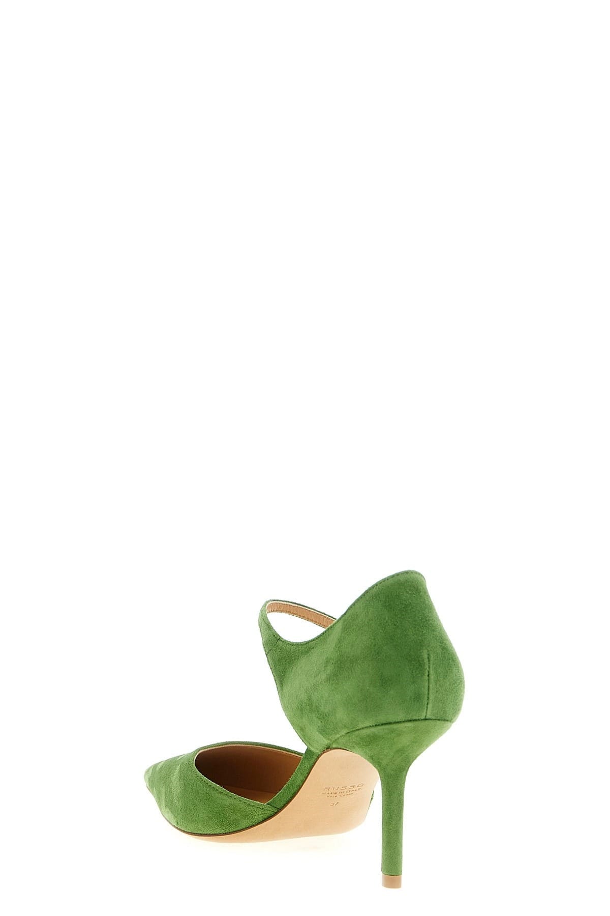 Francesco Russo Francesco Russo R1P1005 Suede Pointed Pumps