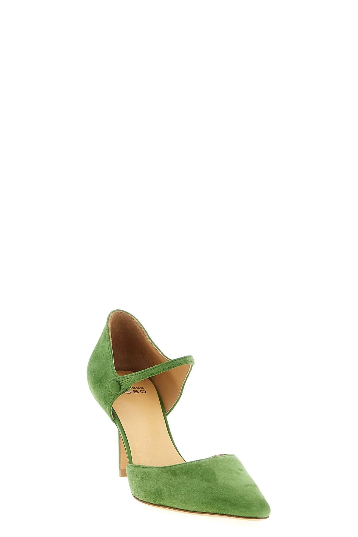 Francesco Russo R1P1005 Suede Pointed Pumps - alternate view