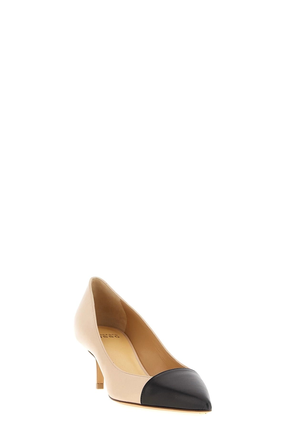Francesco Russo Francesco Russo R1P953 Contrast Toe Pumps