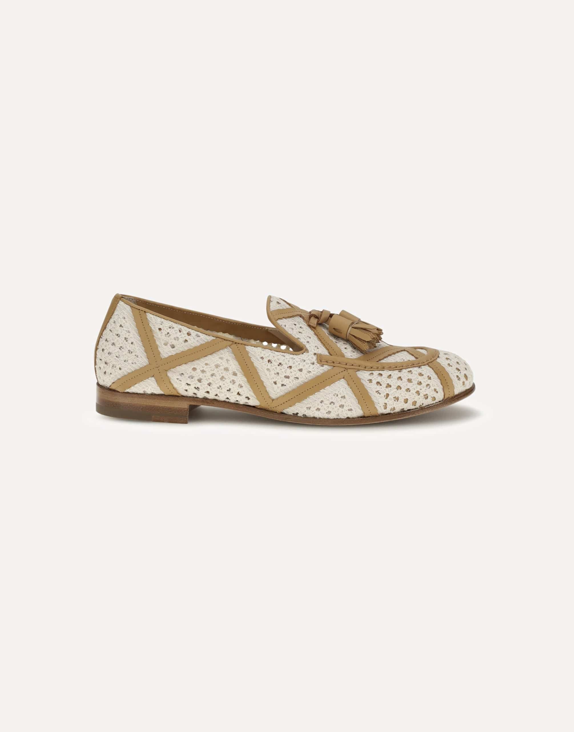 Fratelli Rossetti Brera Fabric And Leather Loafers