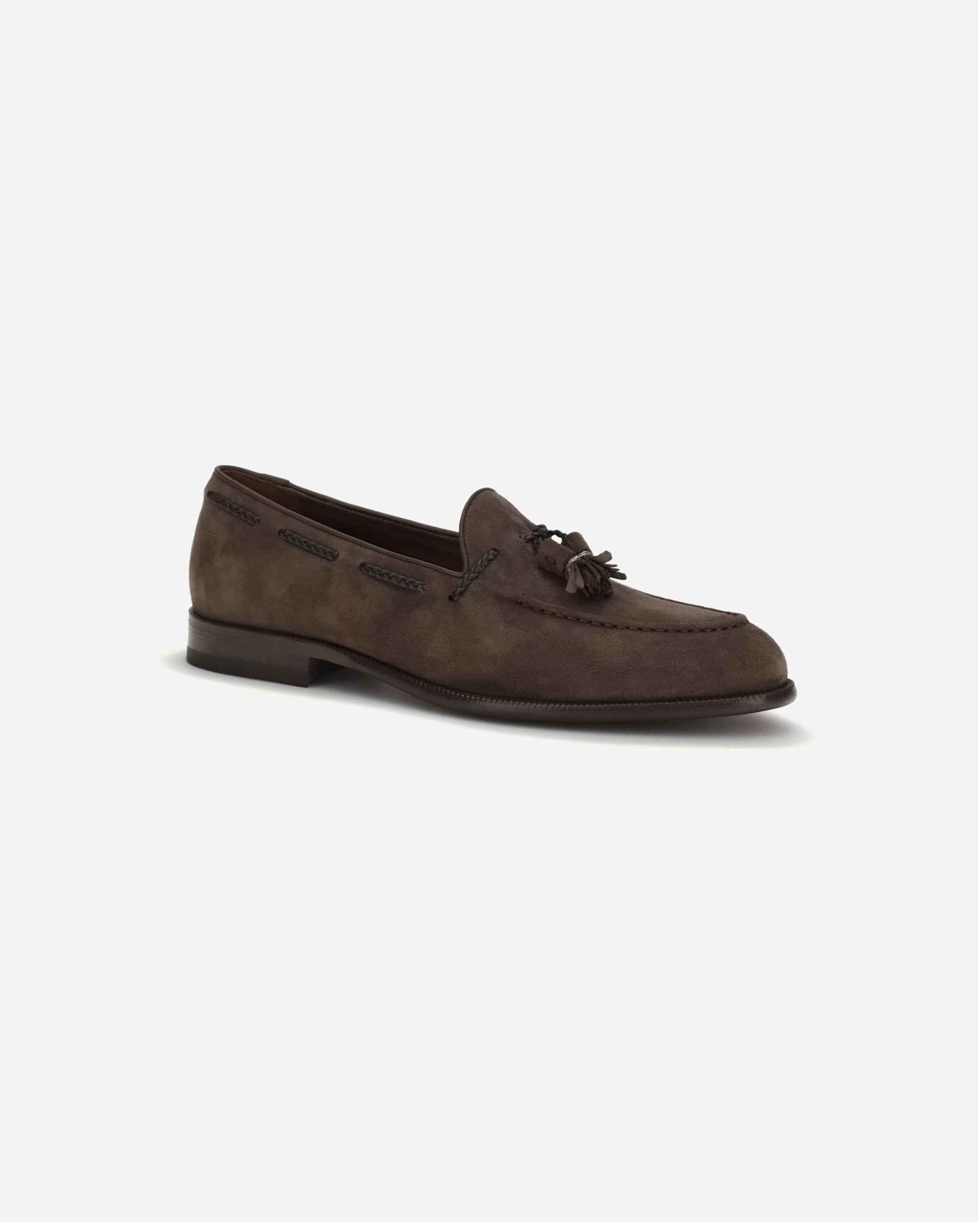 Fratelli Rossetti Suede Tassel Loafers