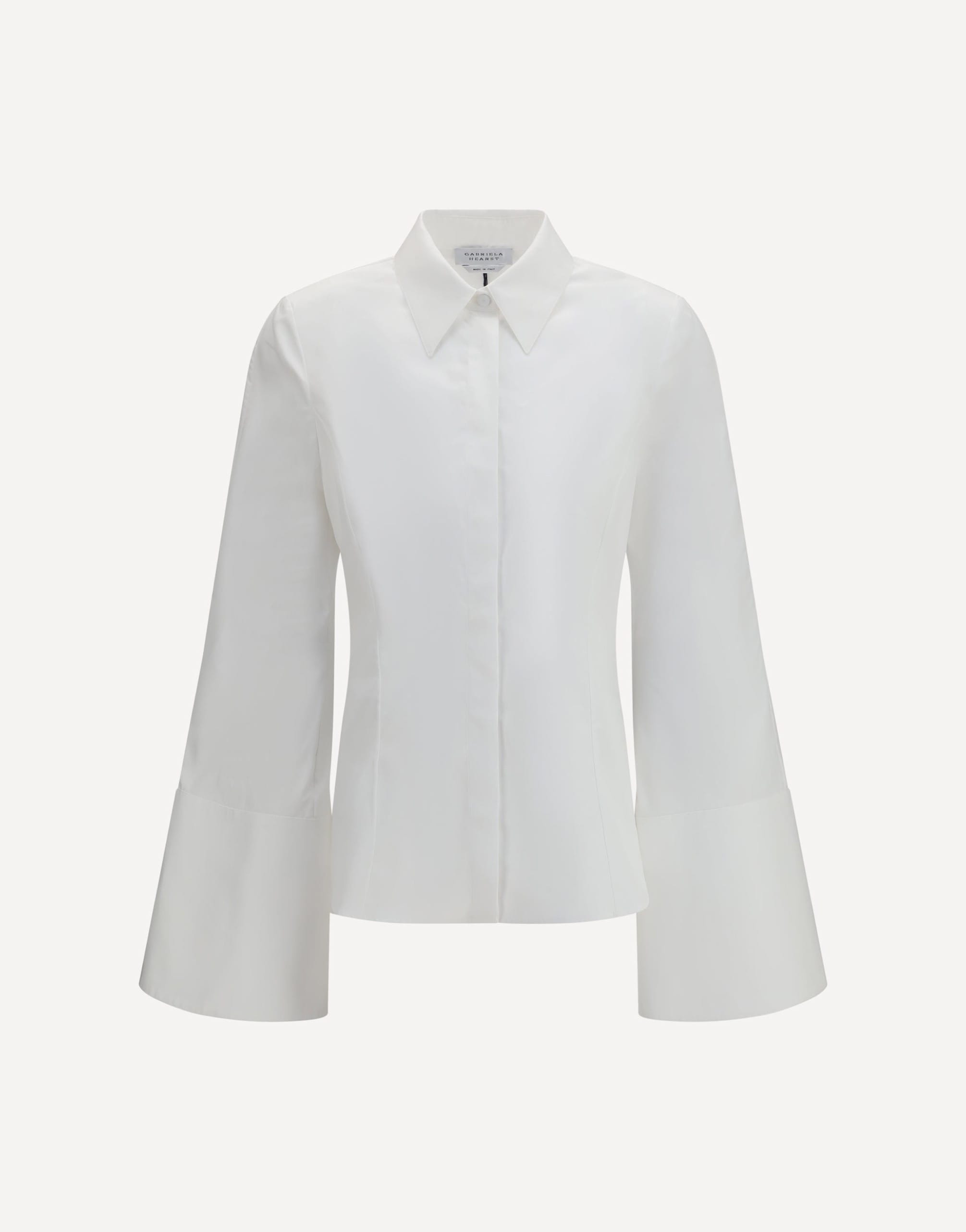 Gabriela Hearst Jataya Fitted Cotton Shirt