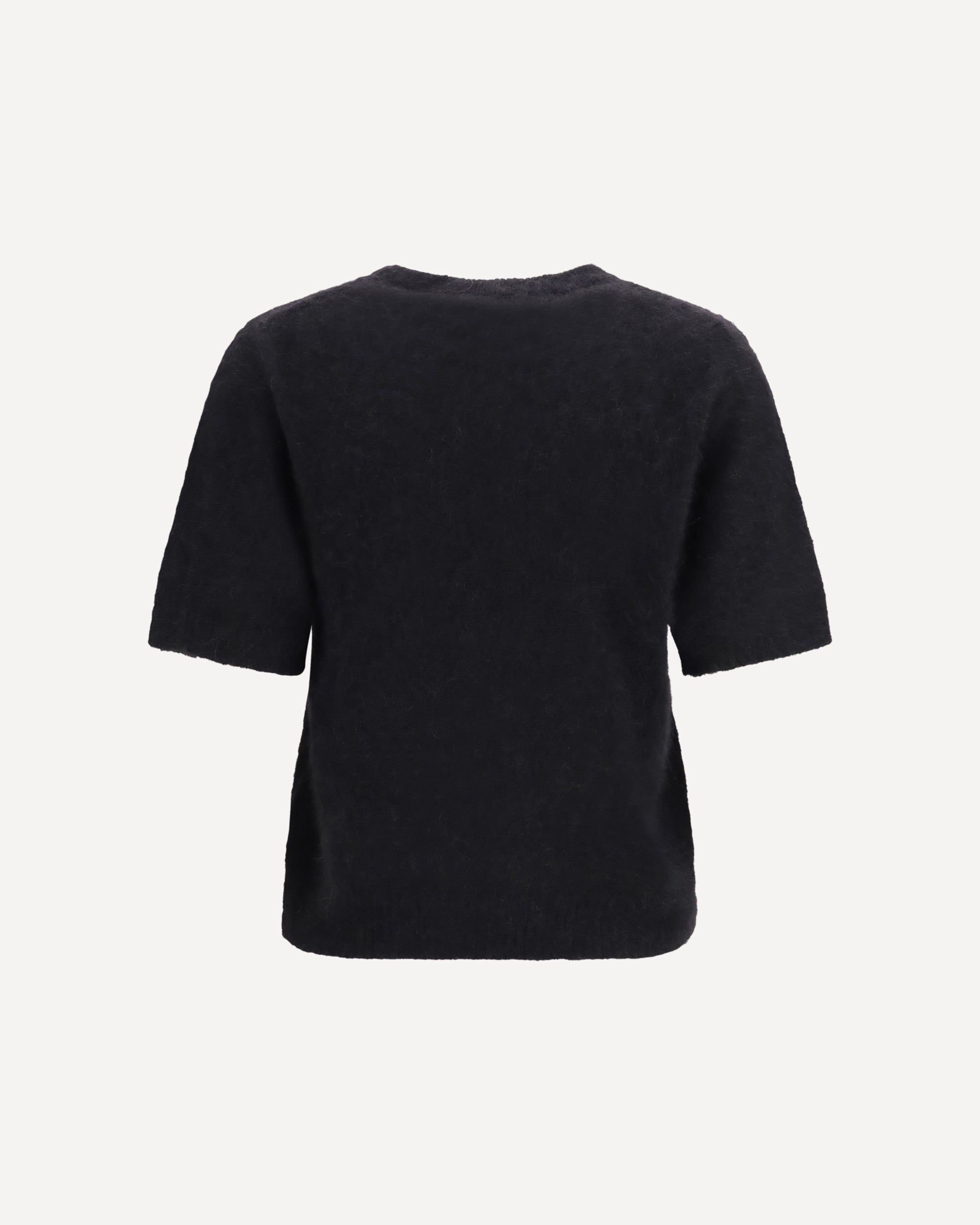 Ganni T-shirt en mélange alpaga et laine - alternate view