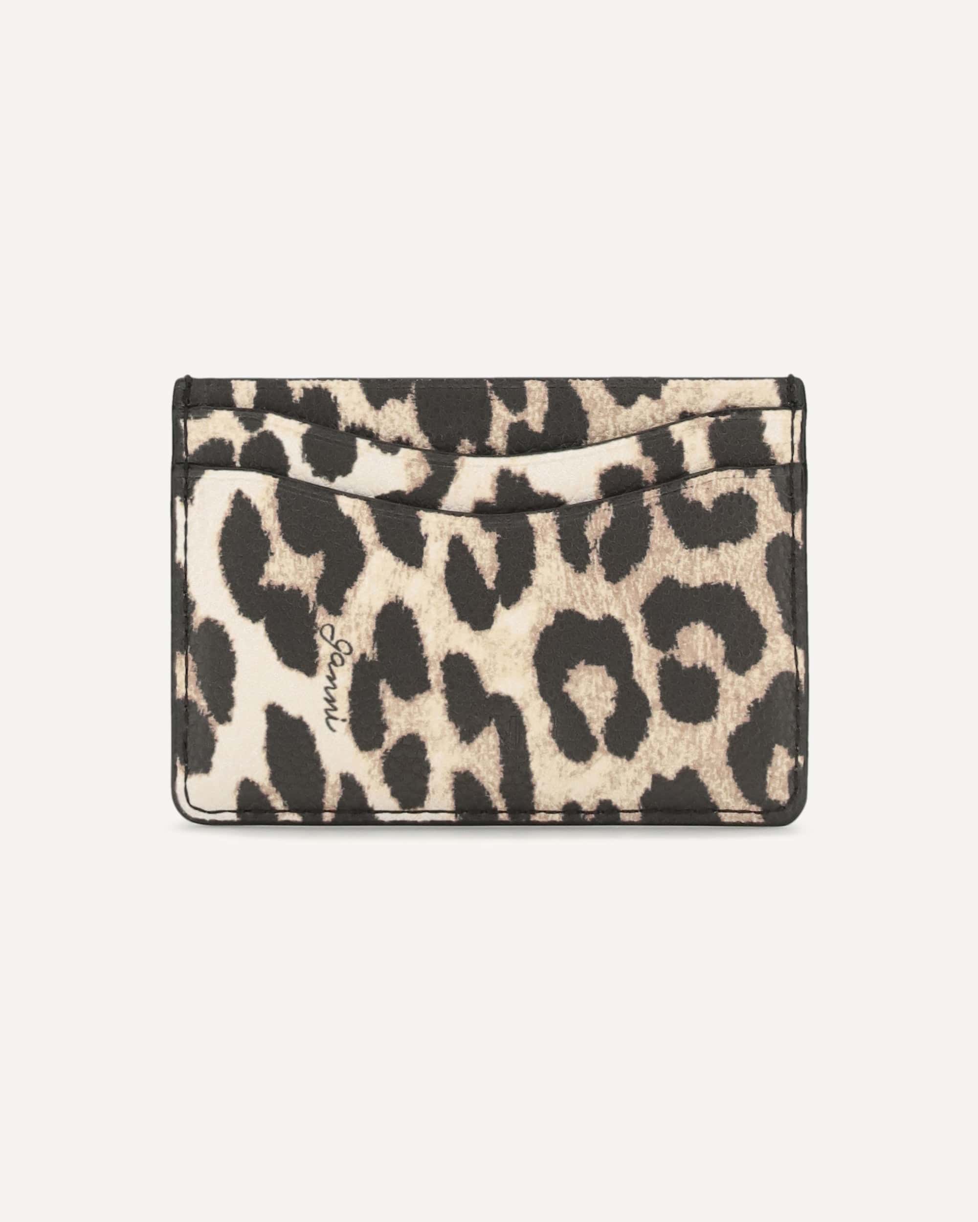 Ganni Bou Animal Print Card Holder - alternate view