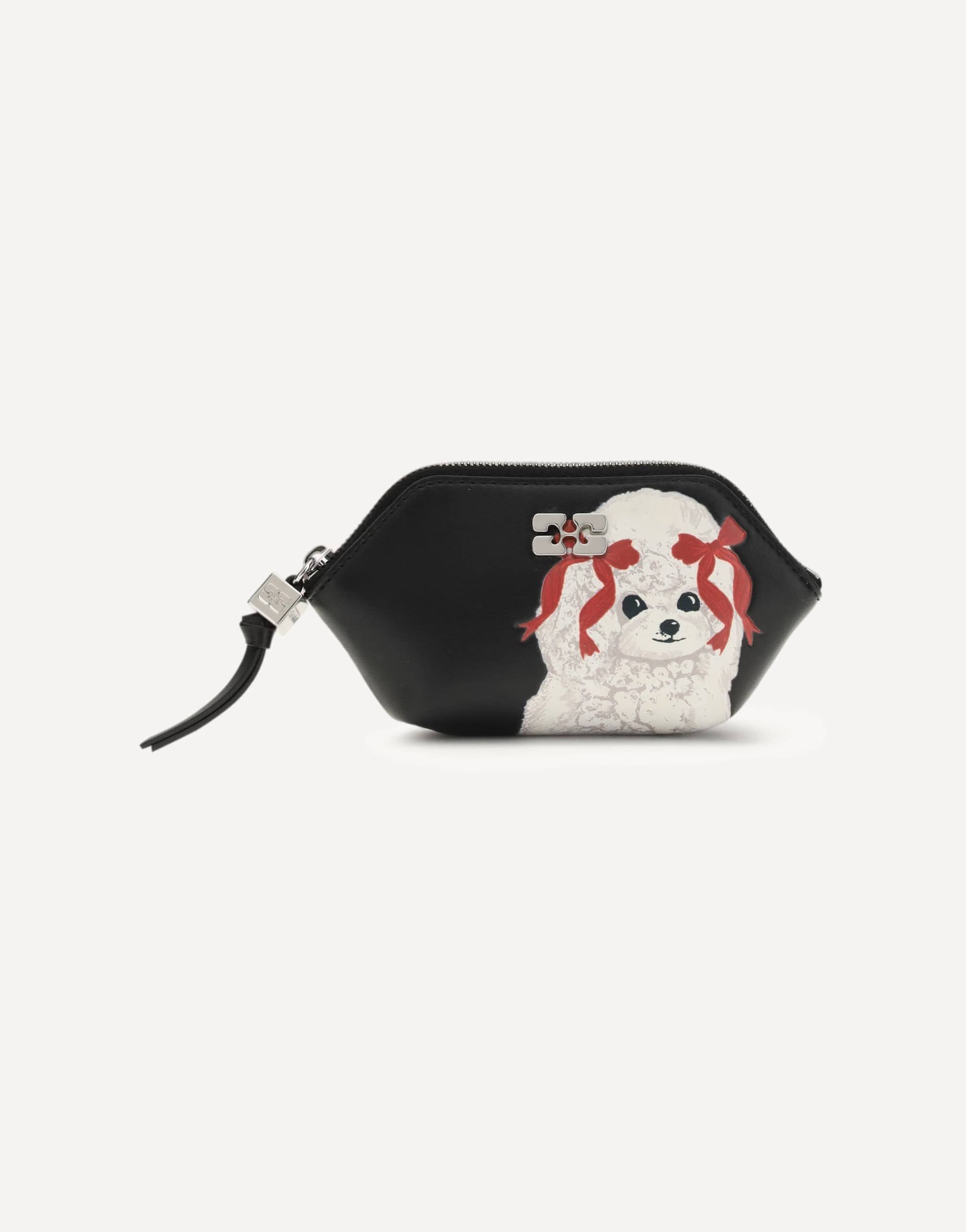 Ganni Bou Coin Purse With Poodle