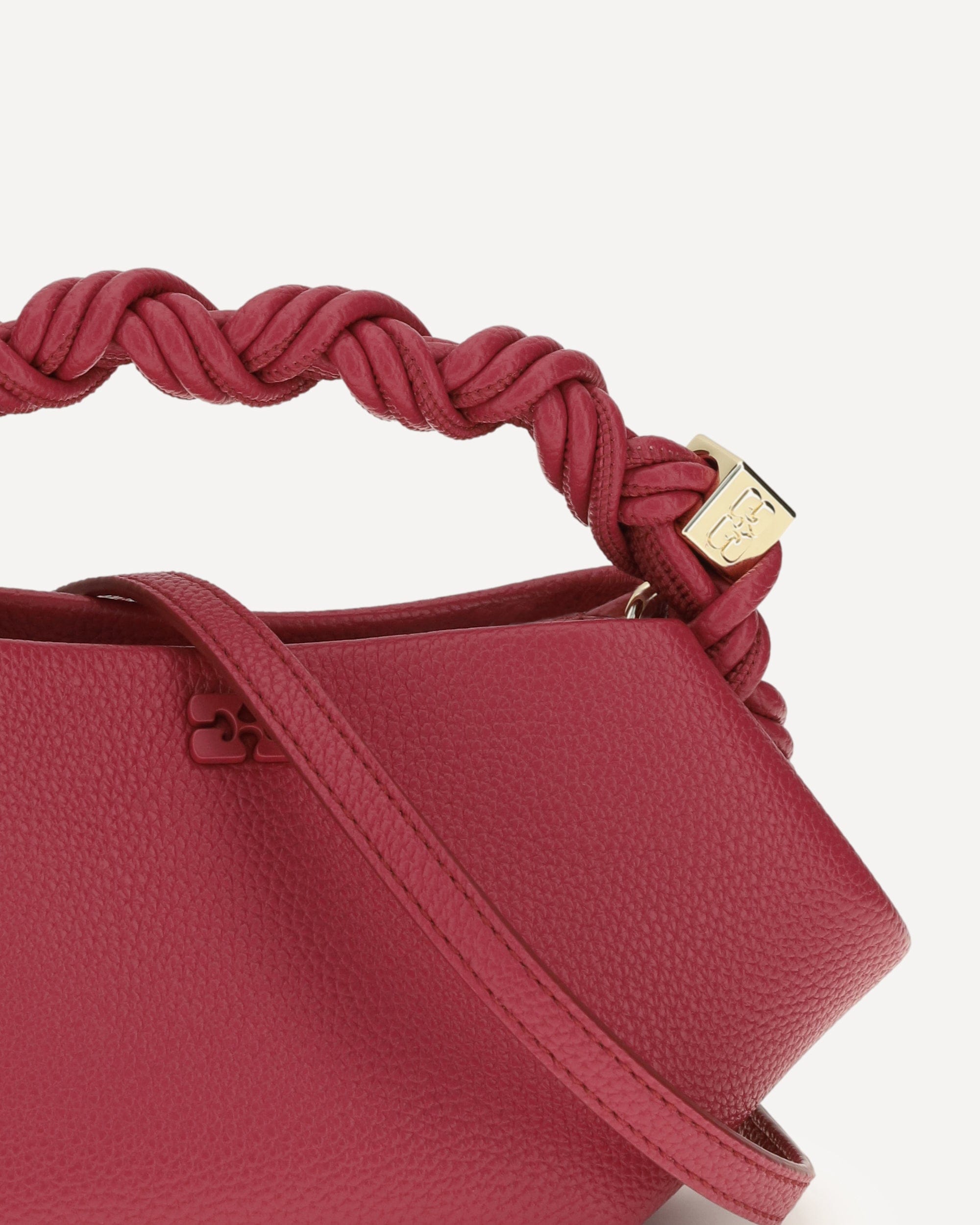 Ganni Ganni Bou Handbag In Grained Leather