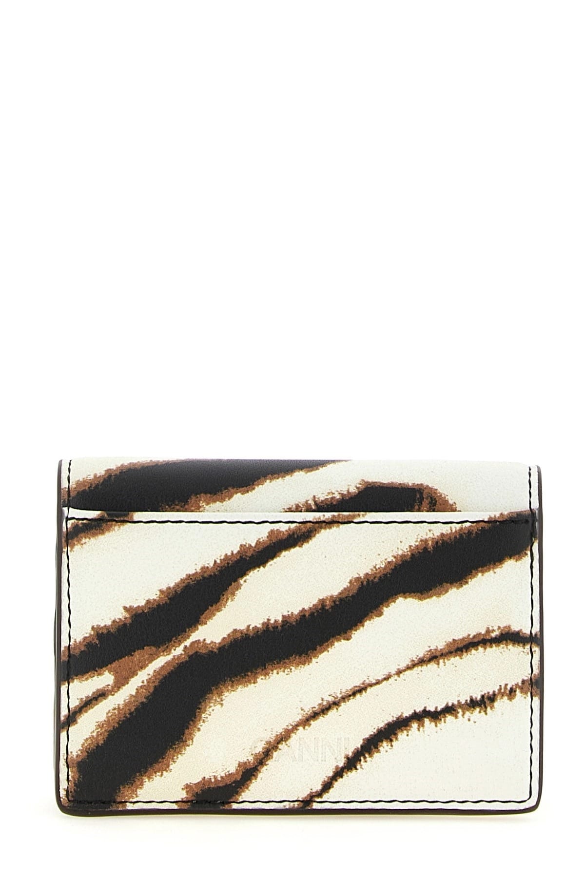 Ganni Ganni Bou Zebra Card Holder