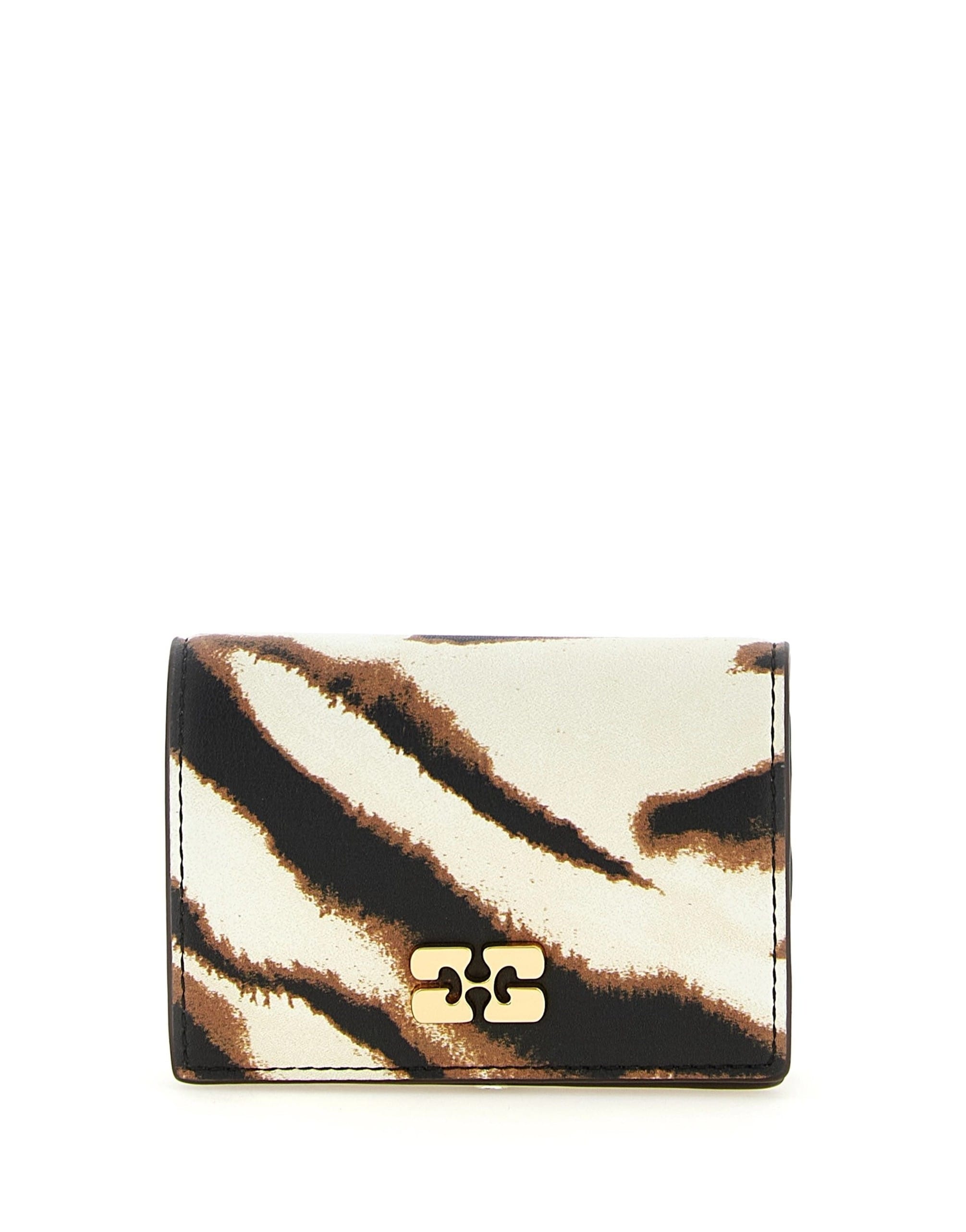 Ganni Ganni Bou Zebra Card Holder