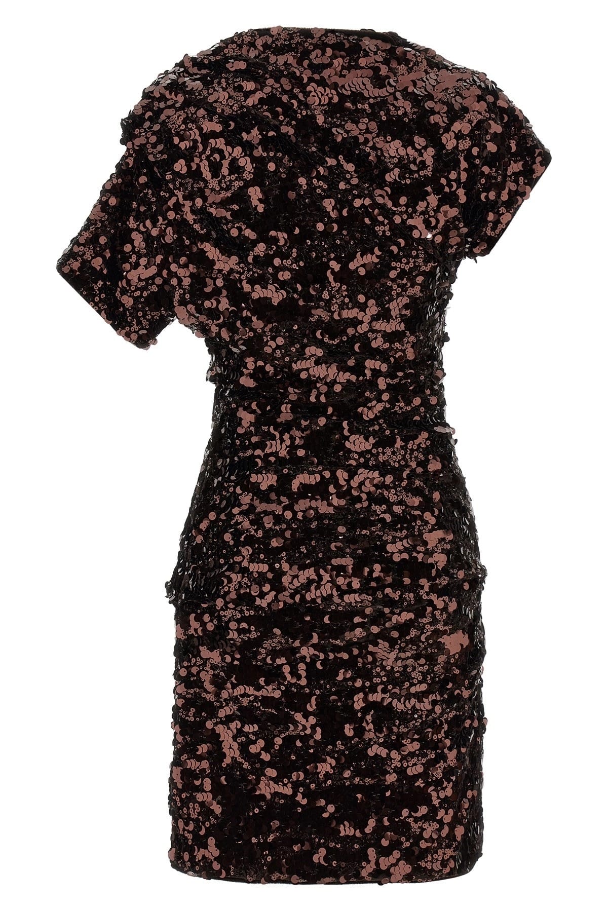 Ganni Ganni Brown Sequins Mini Dress