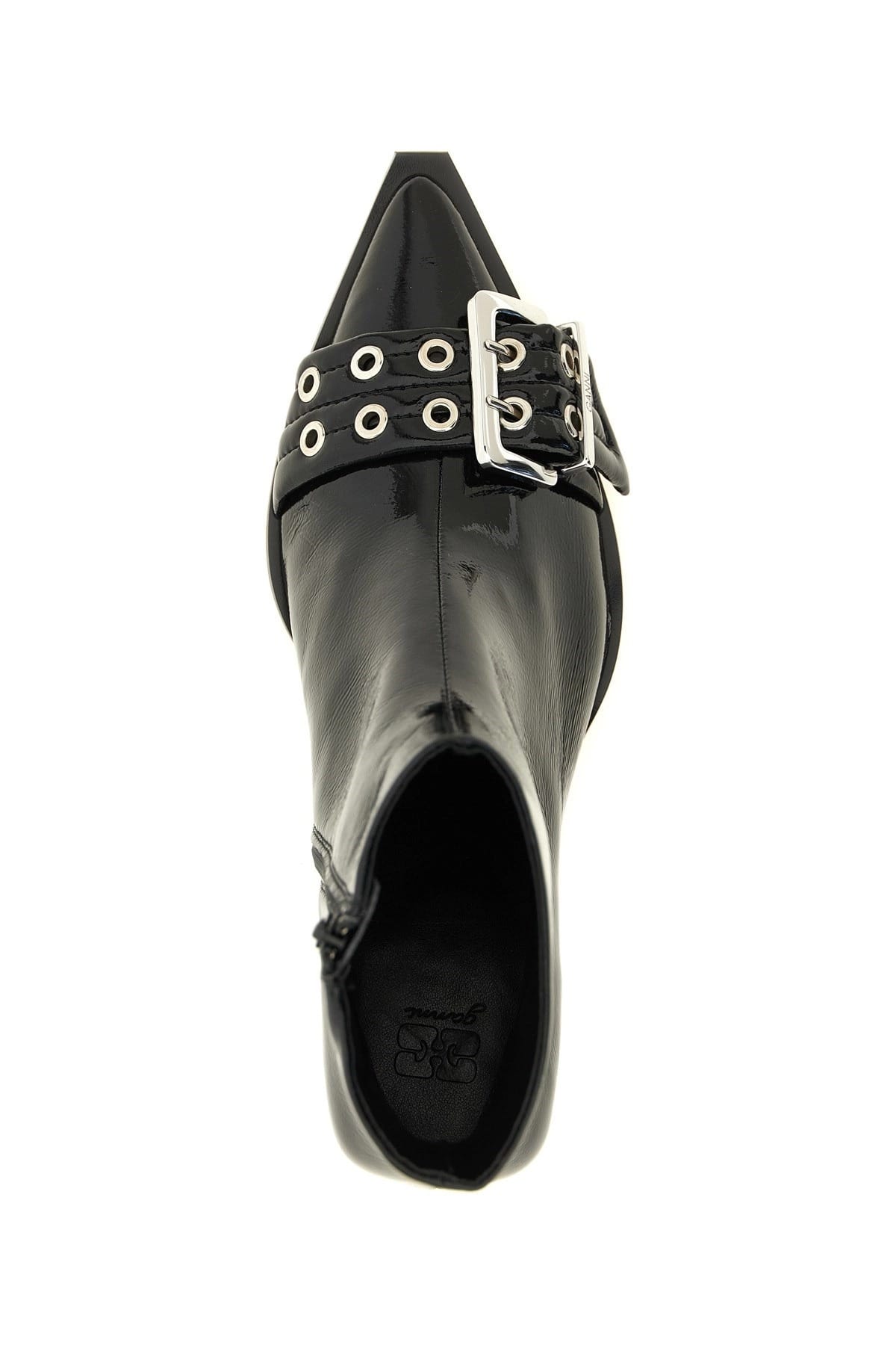 Ganni Buckle Ankle Boot