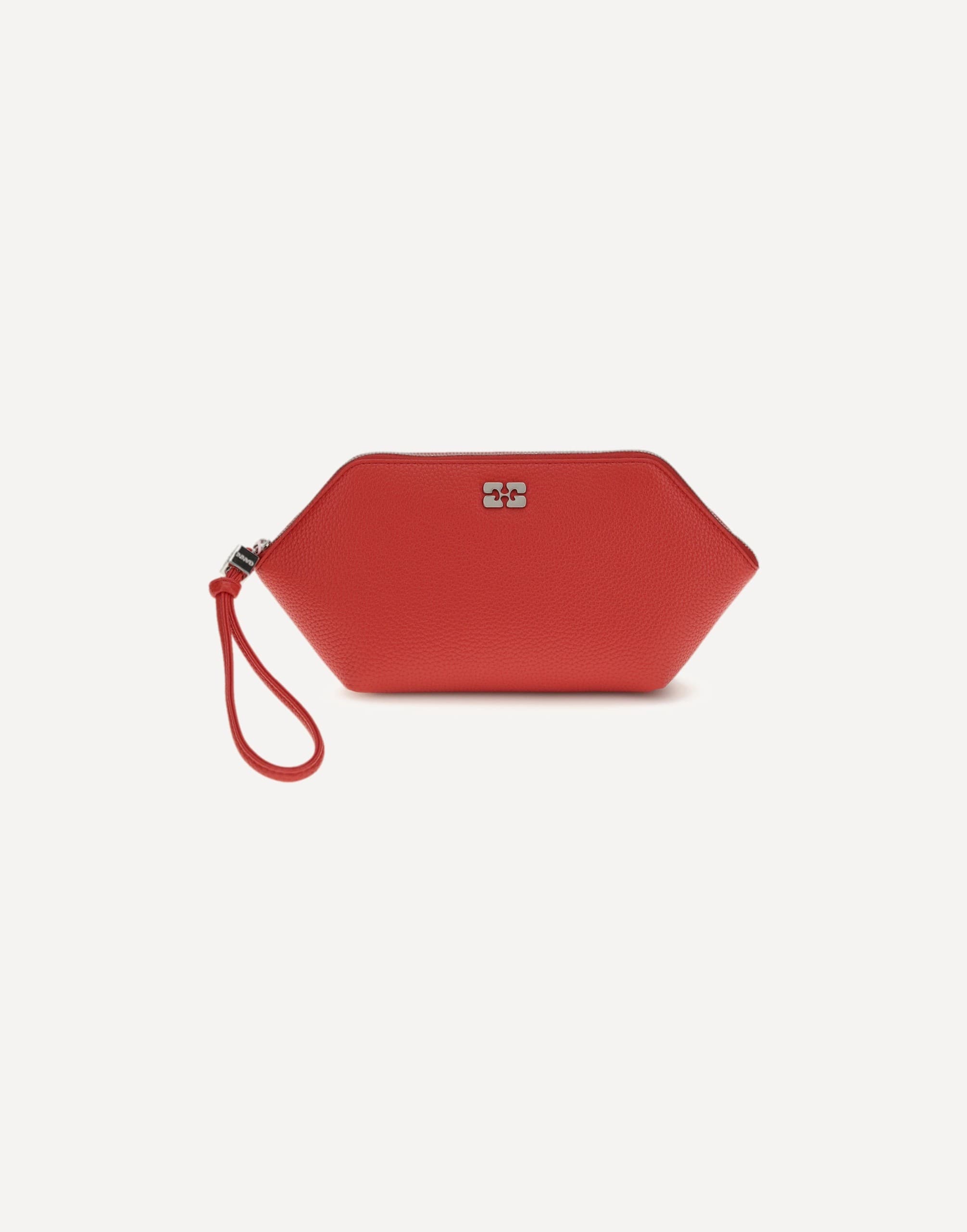 Ganni Butterfly Logo Studded Makeup Pouch