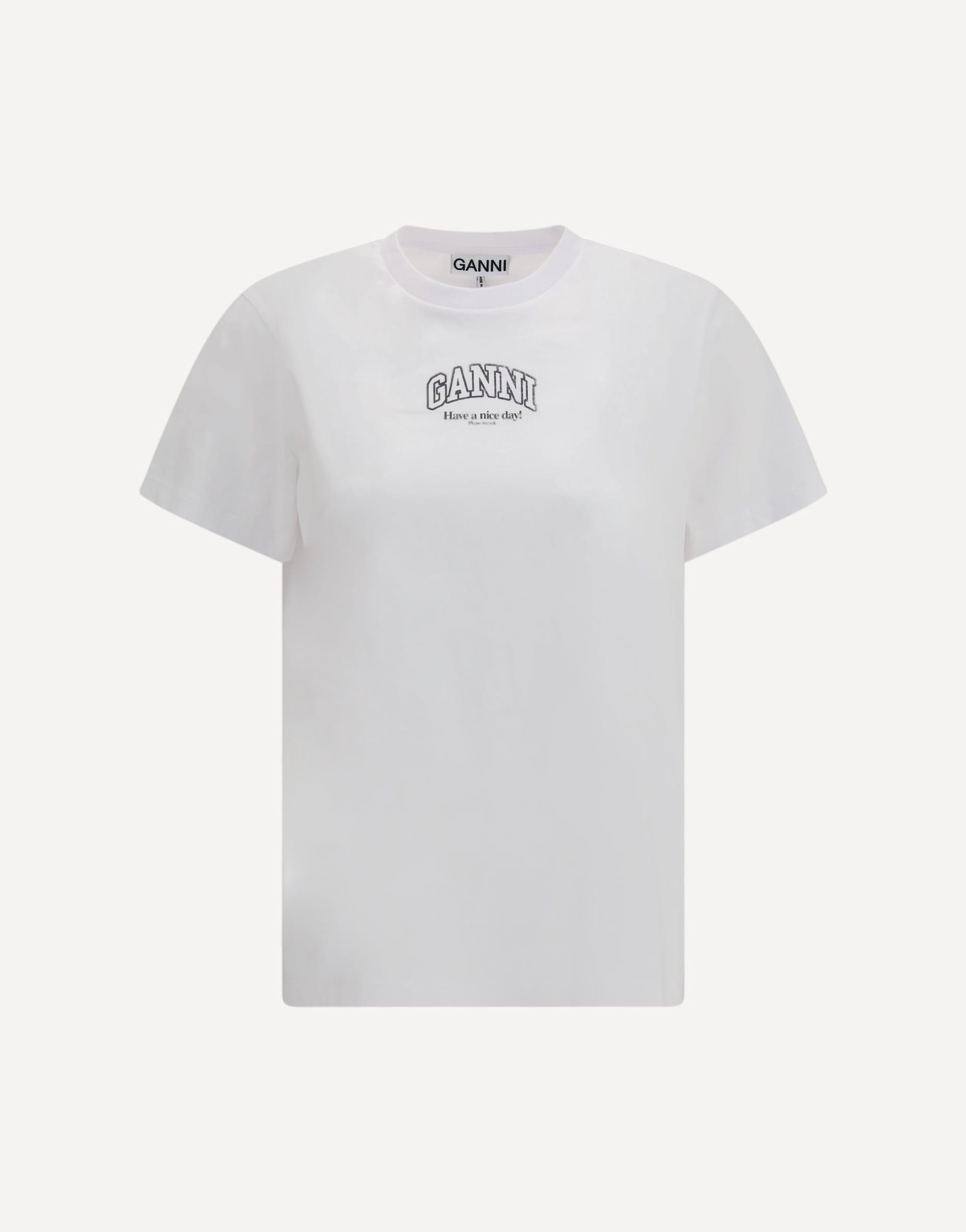 Ganni Crewneck T-Shirt