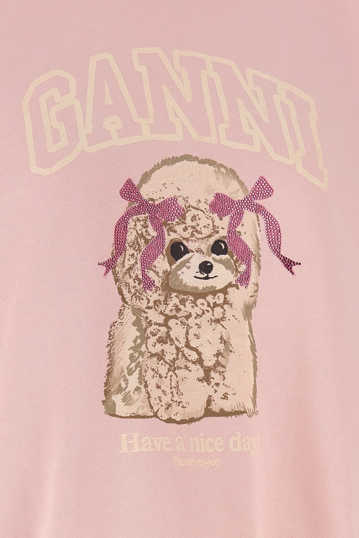 Ganni Ganni Front Print Sweatshirt