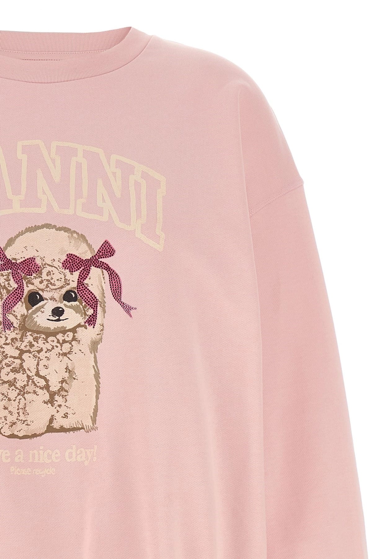 Ganni Ganni Front Print Sweatshirt