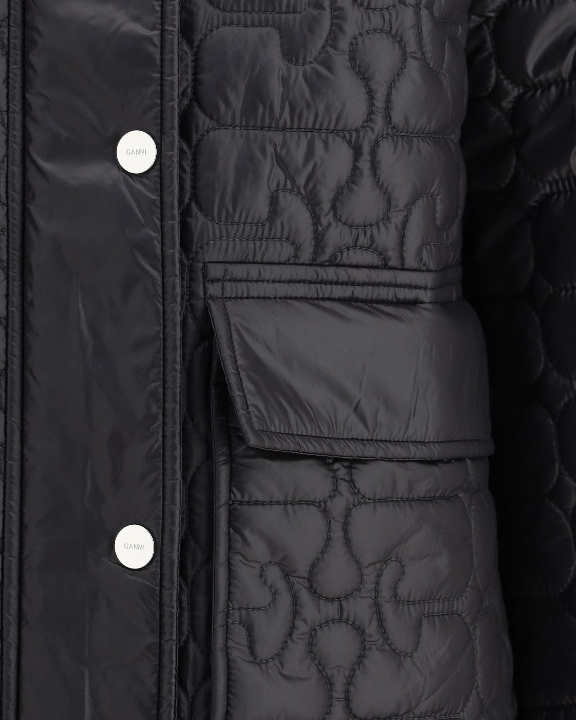 Ganni Glossy Finish Down Jacket