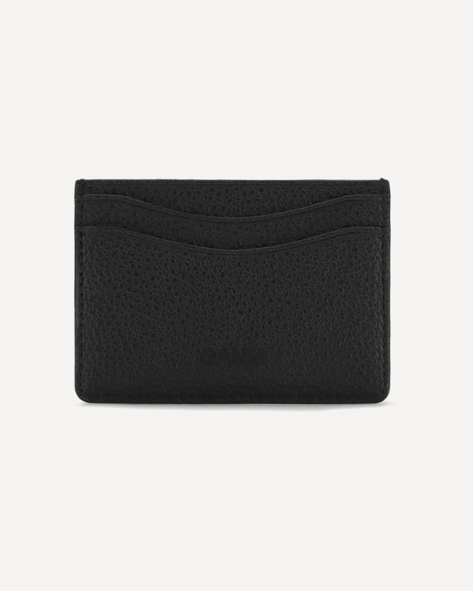 Ganni Grained Leather Card Holder - alternate view