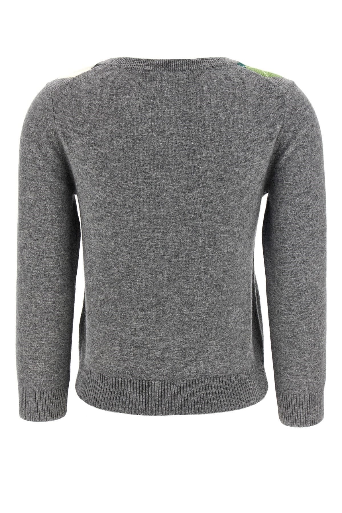Ganni Ganni Grey Check Cardigan