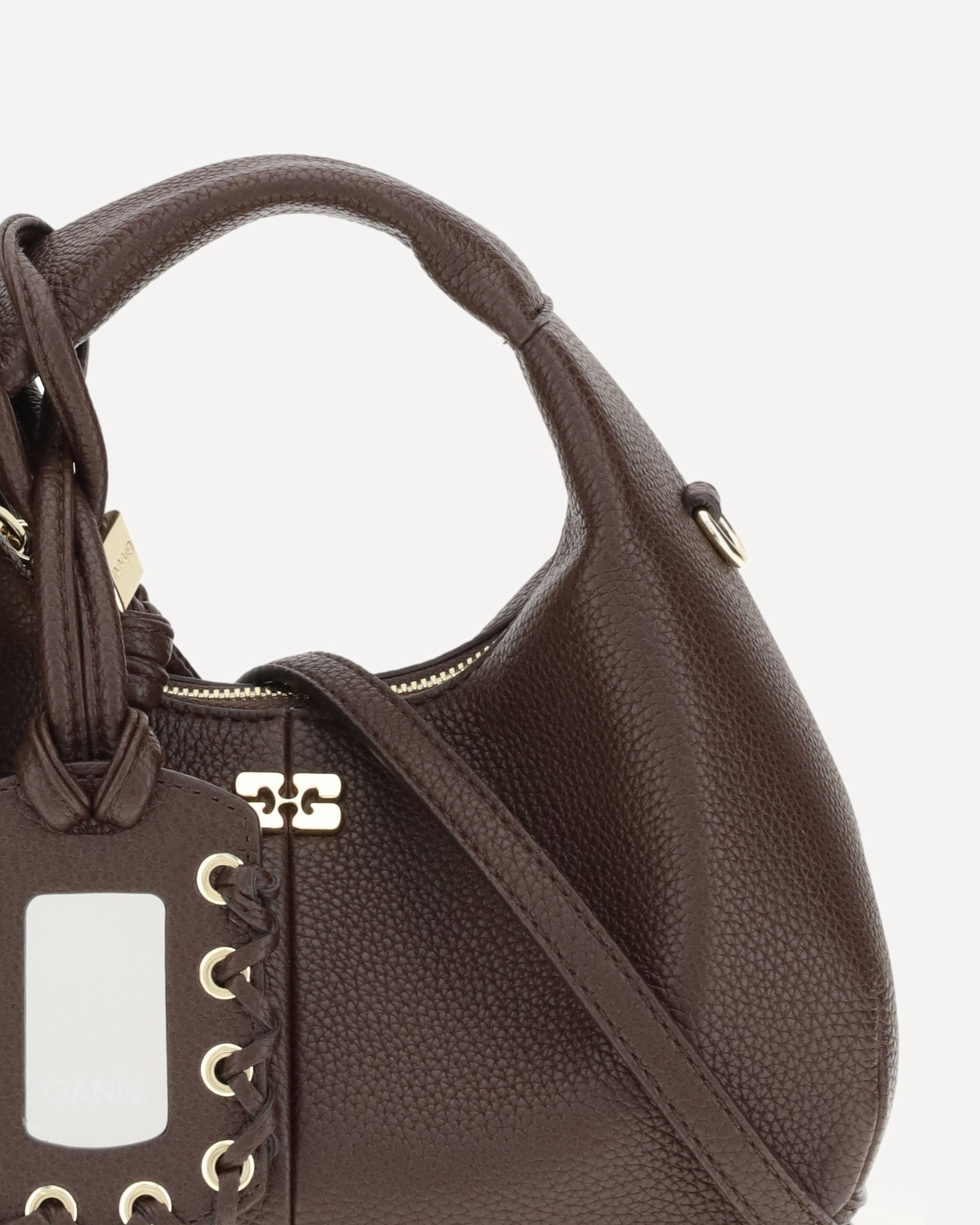 Ganni Ganni Hobo Mini Shoulder Bag