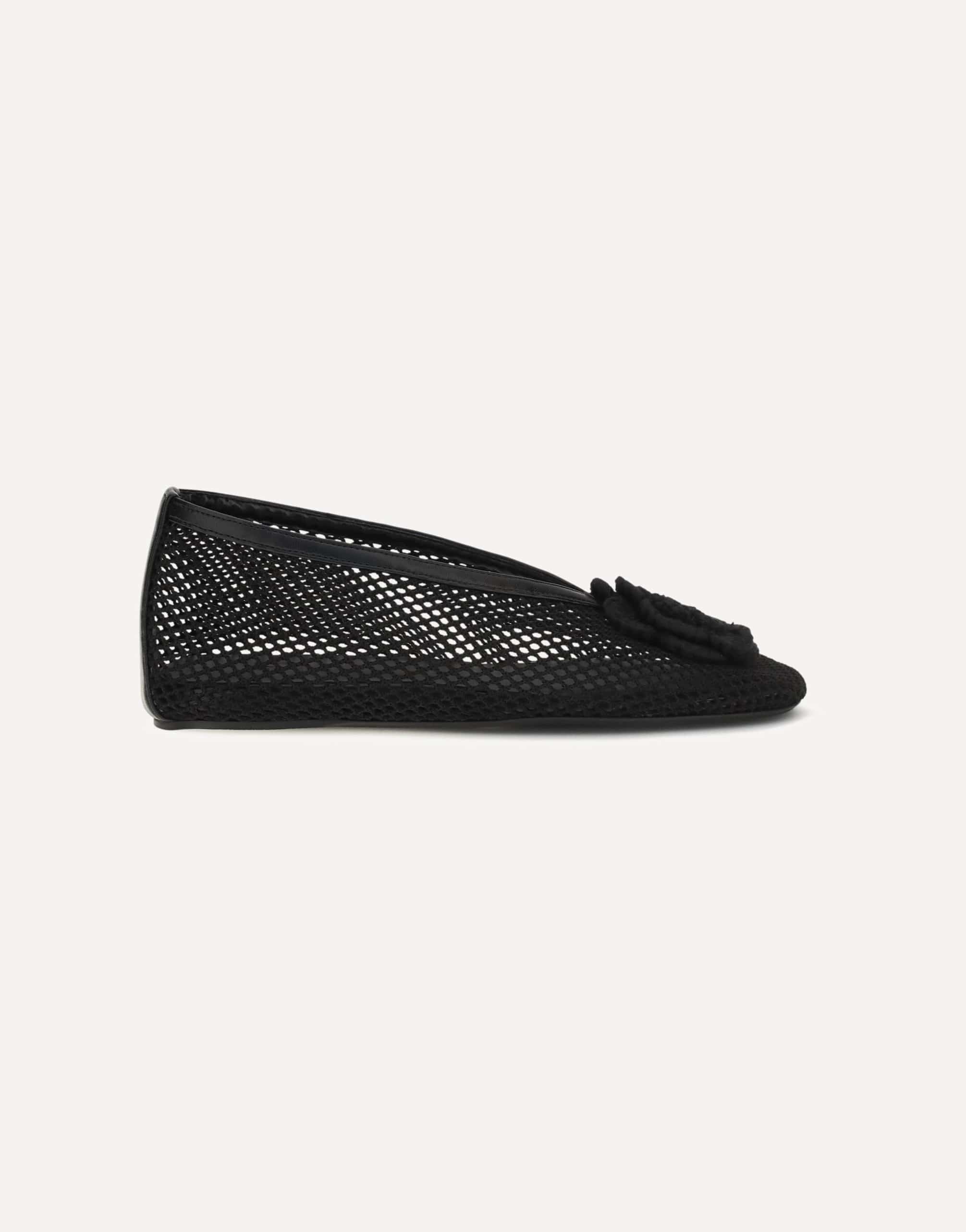 Ganni Ganni Jenny Mesh Ballerinas Flats