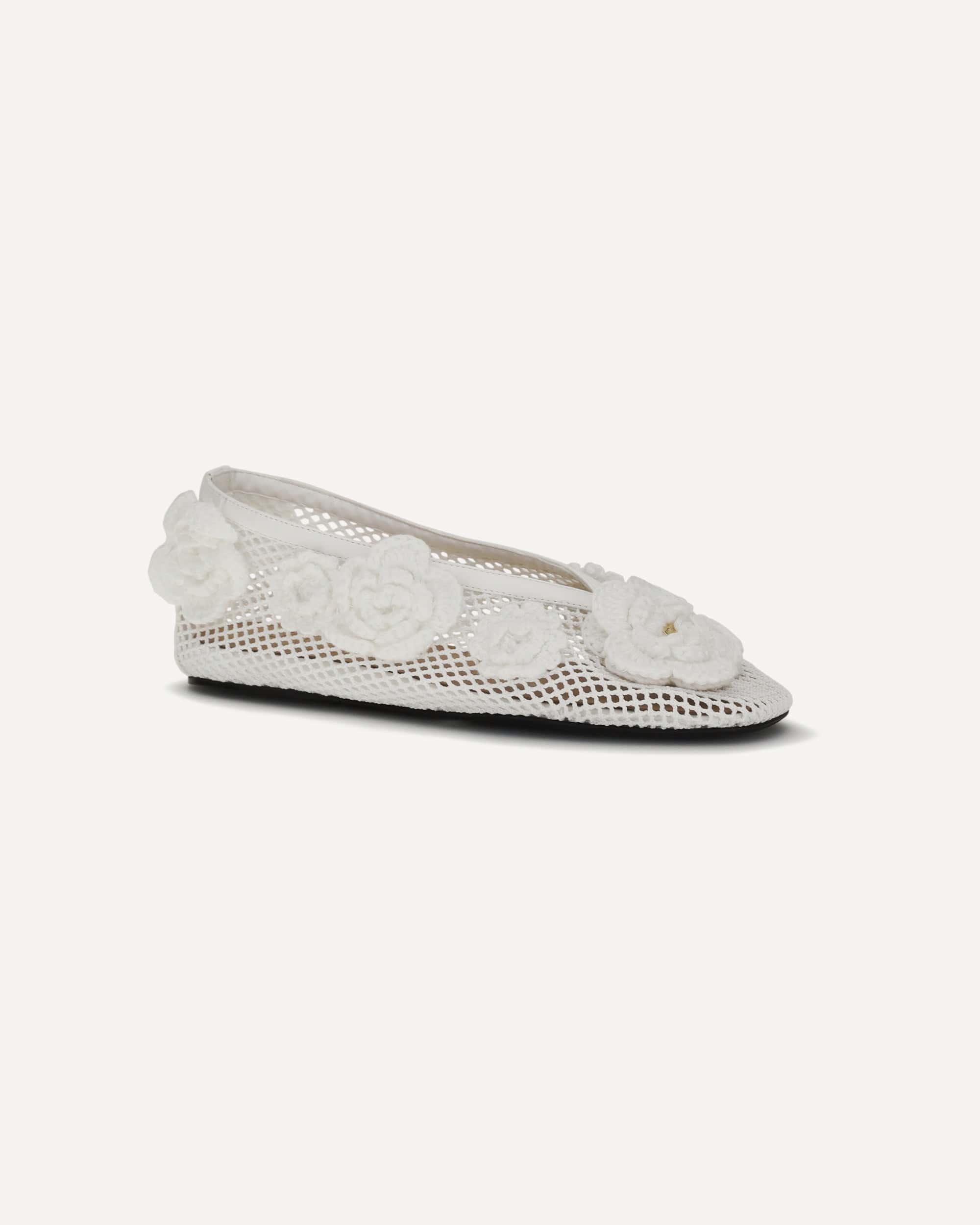 Ganni Jenny Mesh Ballerinas Flats - alternate view