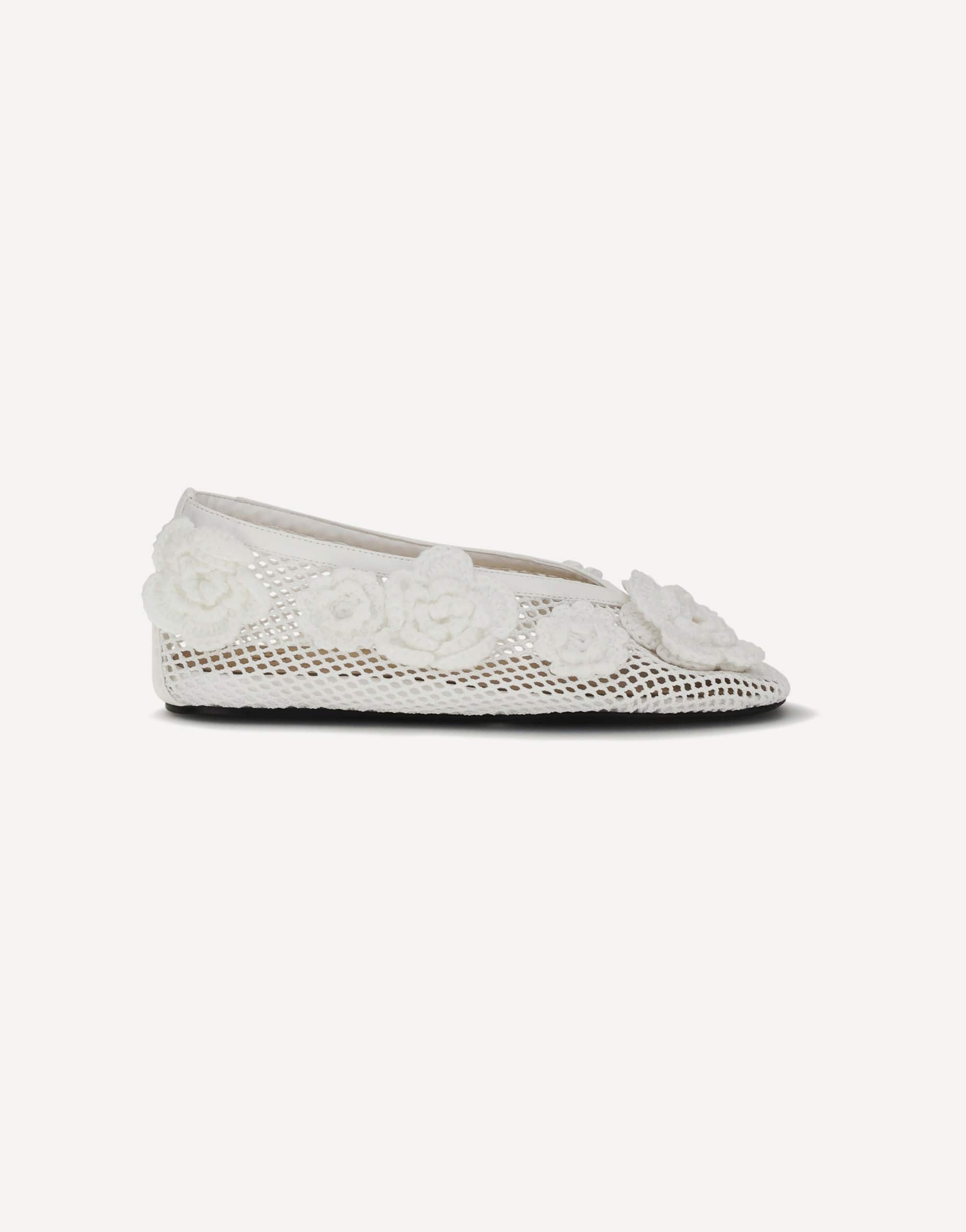 Ganni Ganni Jenny Mesh Ballerinas Flats