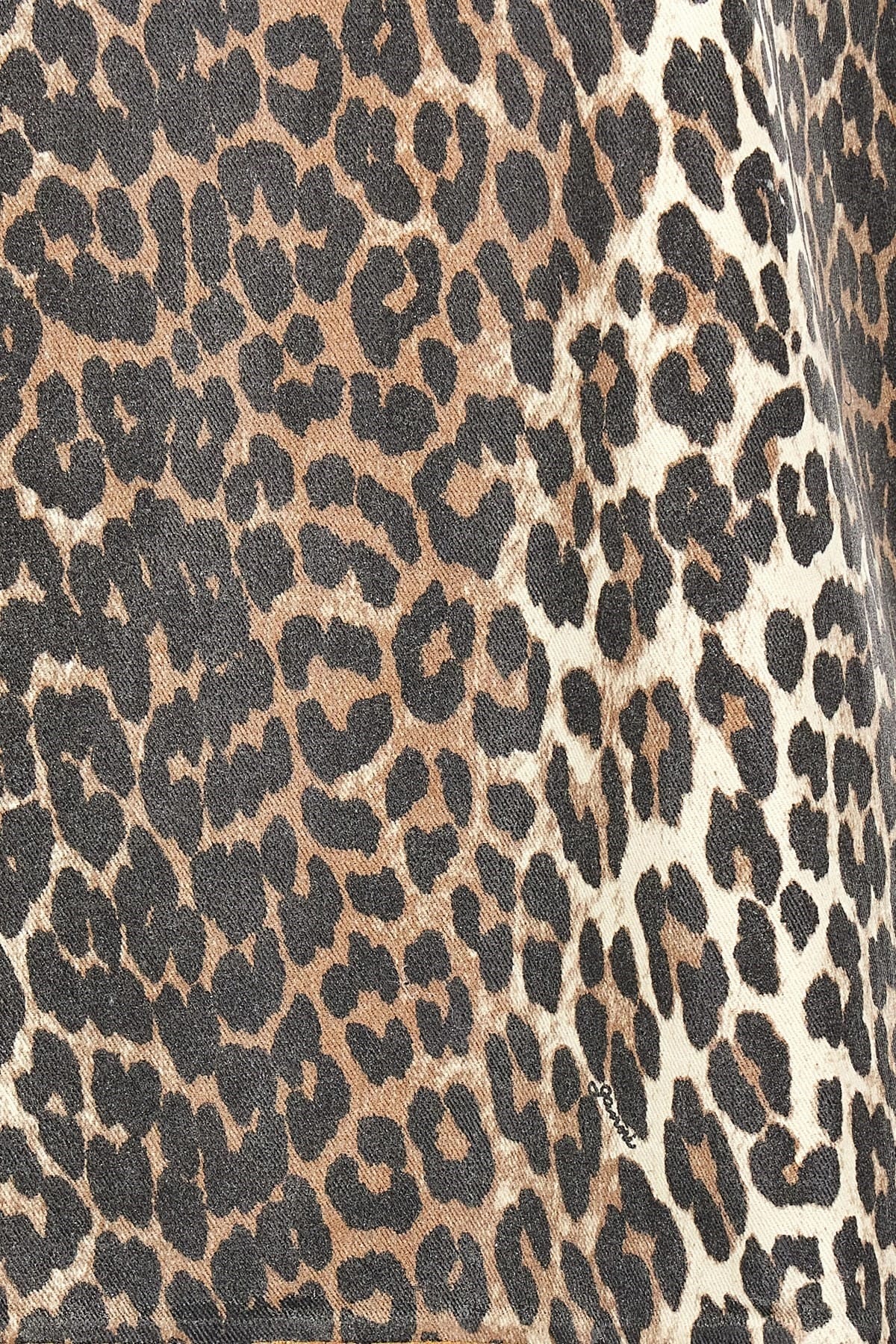 Ganni Ganni Leopard Print Mini Dress