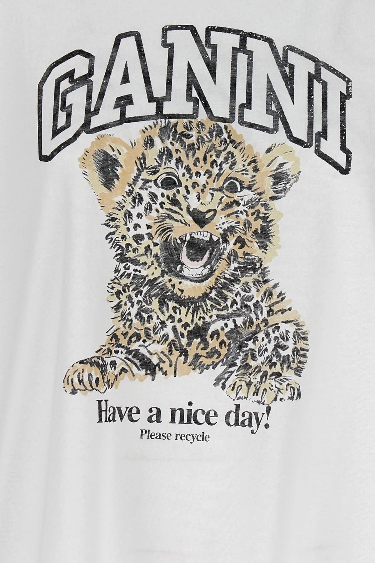 Ganni Ganni Leopard T-Shirt