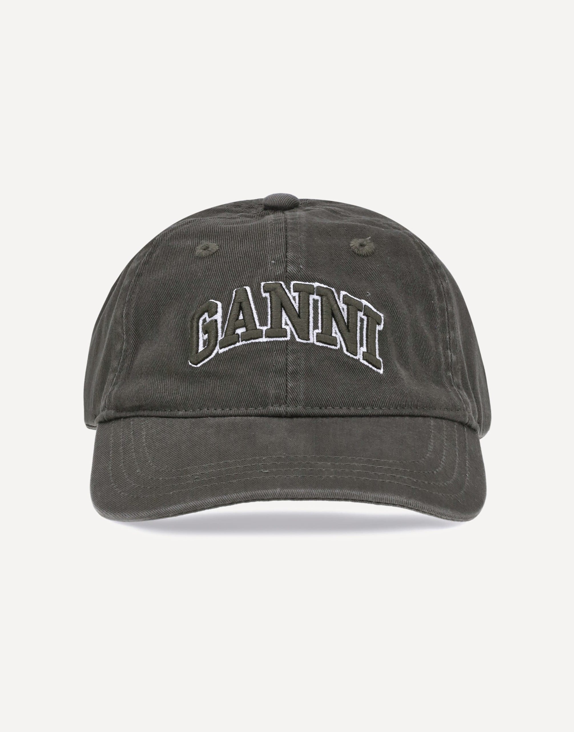 Ganni Logo Baseball Cap
