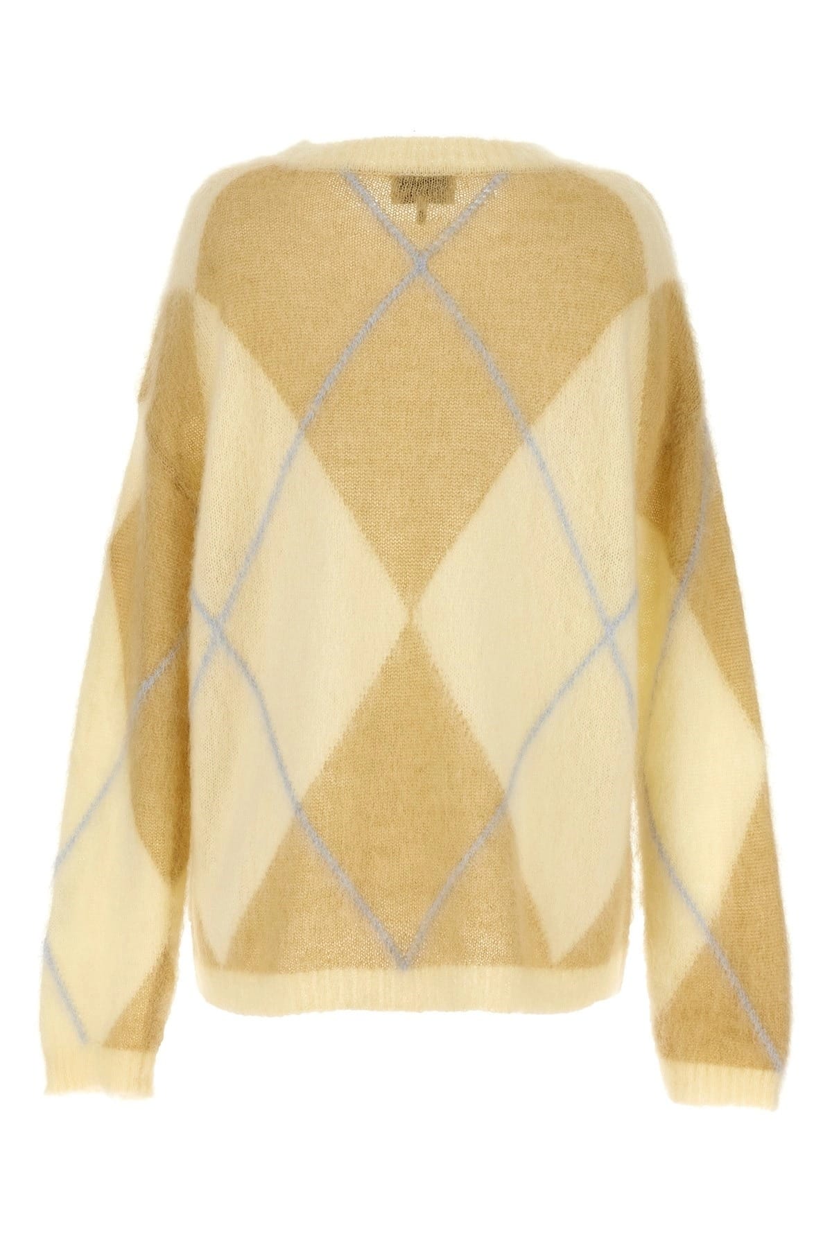 Ganni Ganni Logo Embroidery Diamond Sweater