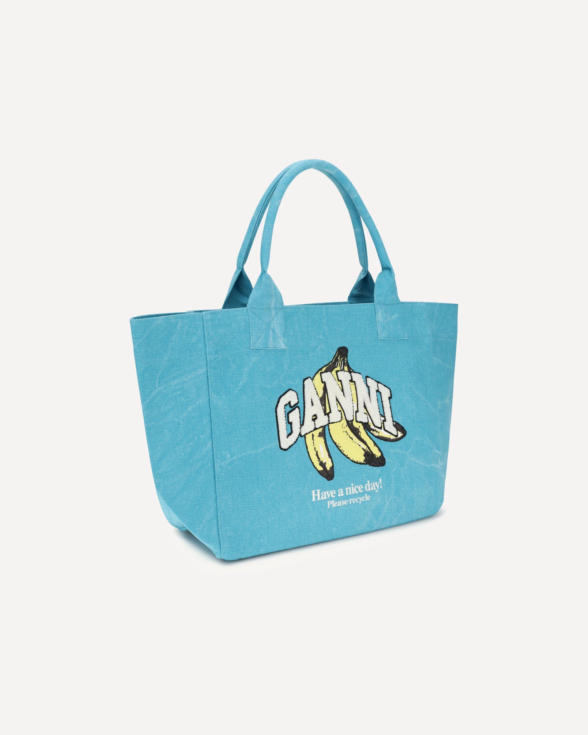 Ganni Medium Banana Print Tote Bag - alternate view