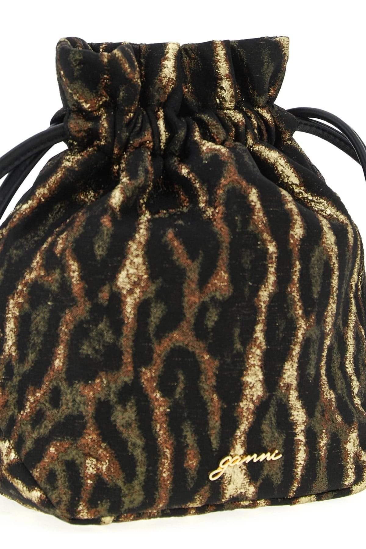 Ganni Ganni Metallic Bou Bucket Pouch