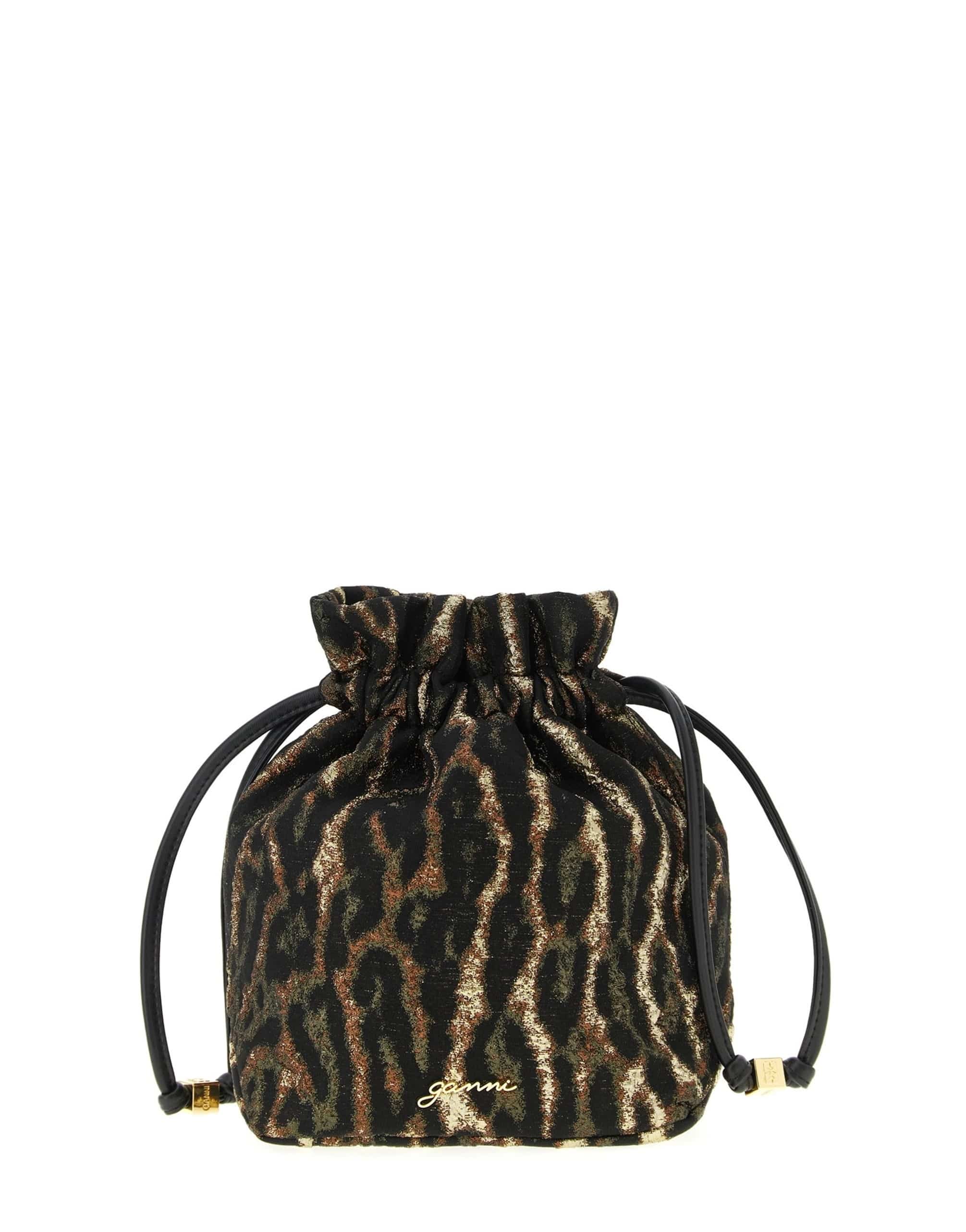 Ganni Ganni Metallic Bou Bucket Pouch